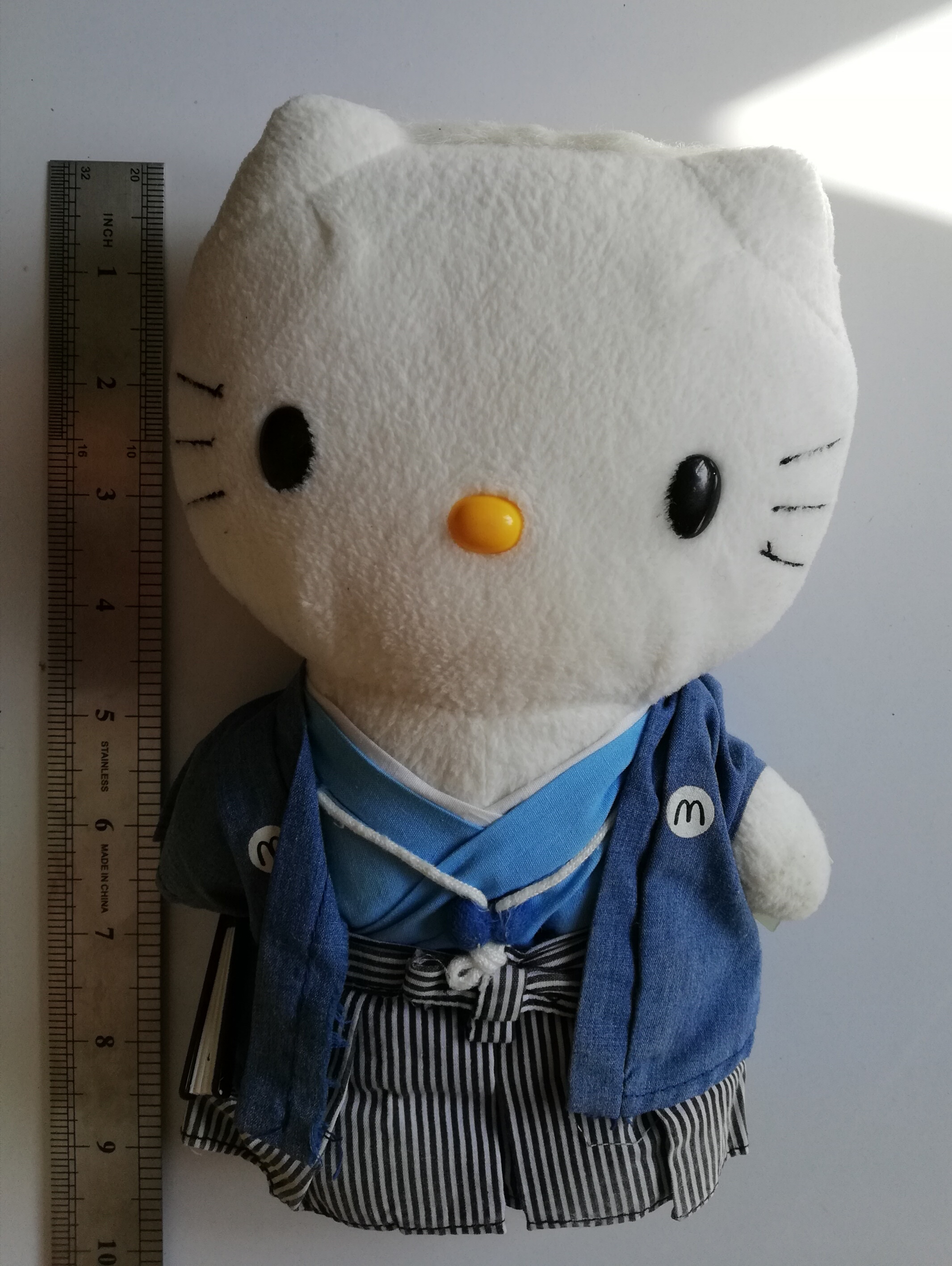 ตุ๊กตาผ้า Hello Kitty คิตตี้ผู้ชายใส่ชุดญี่ปุ่น, แดเนี่ยล Danial ของสะสมแมคโดนัลด์