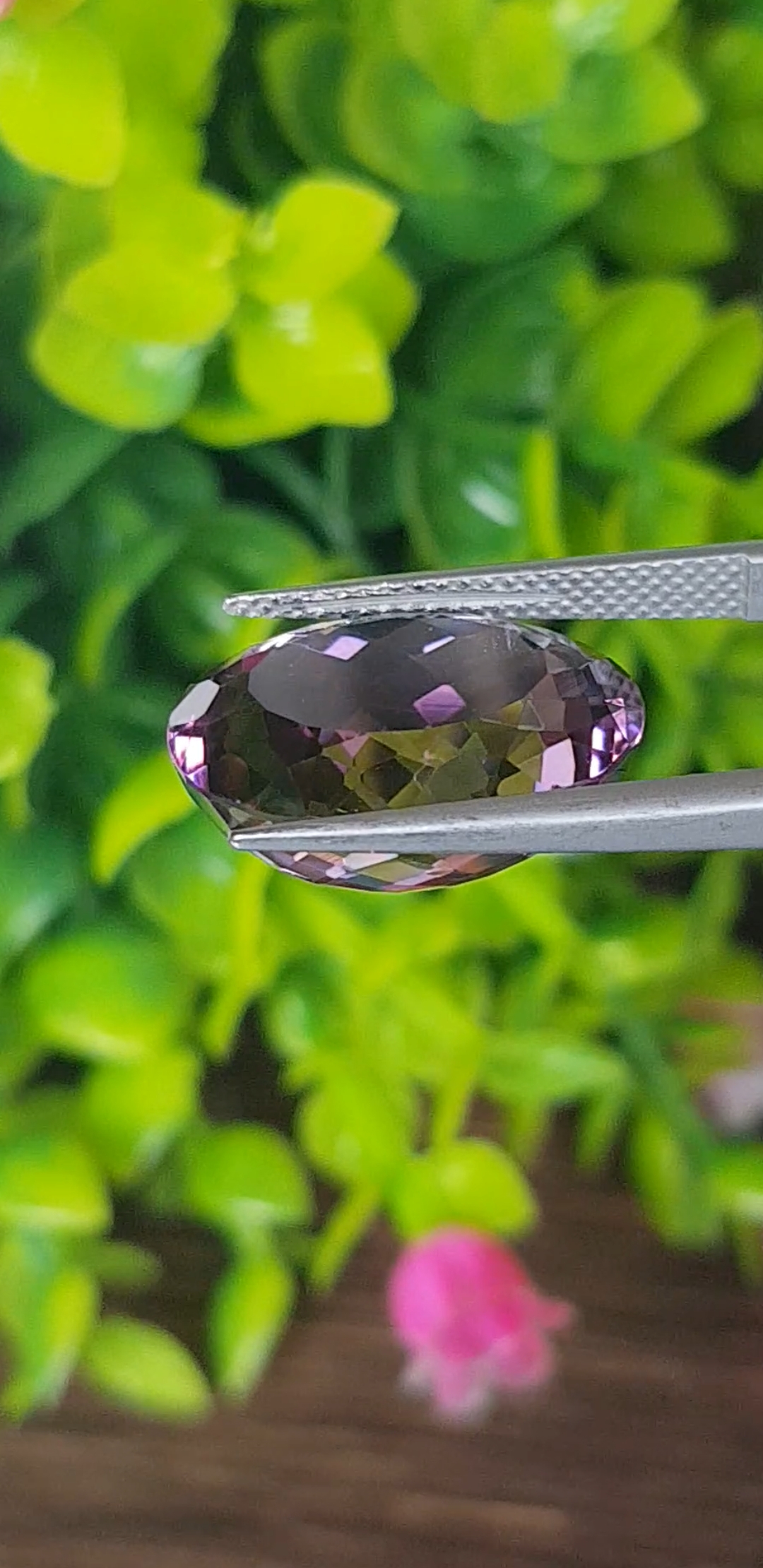 พลอย อเมทิส Amethyst 12.12 กะรัต (Cts.) พลอยแท้ อัญมณีมงคลประจําวันเกิด เครื่องประดับพลอย