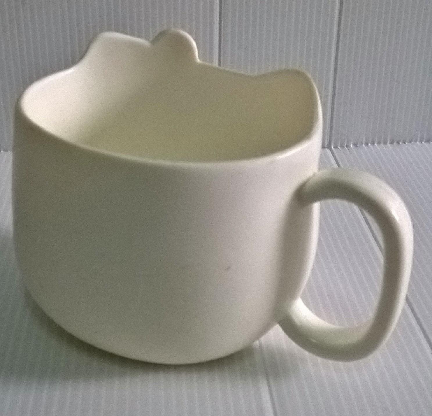 แก้วน้ำสำหรับเด็กทรงหัวคิตตี้ Hello Kitty, Sanrio ของสะสมจาก Lion ขนาดประมาณ 8*7 cm.