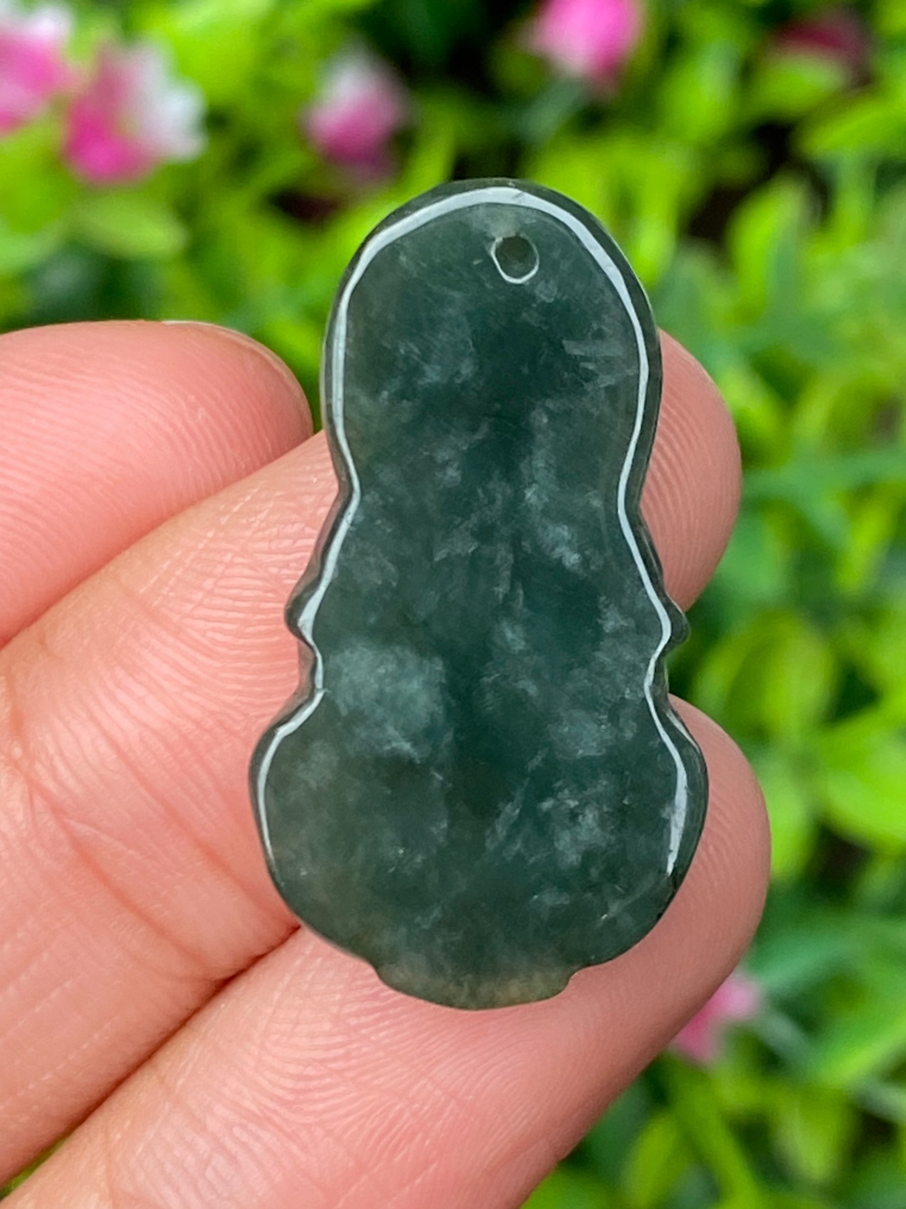 หยก แกะสลัก รูป เจ้าแม่กวนอิม (Burmese jadeite) 18.19 กะรัต (cts.) หยก พม่า แท้