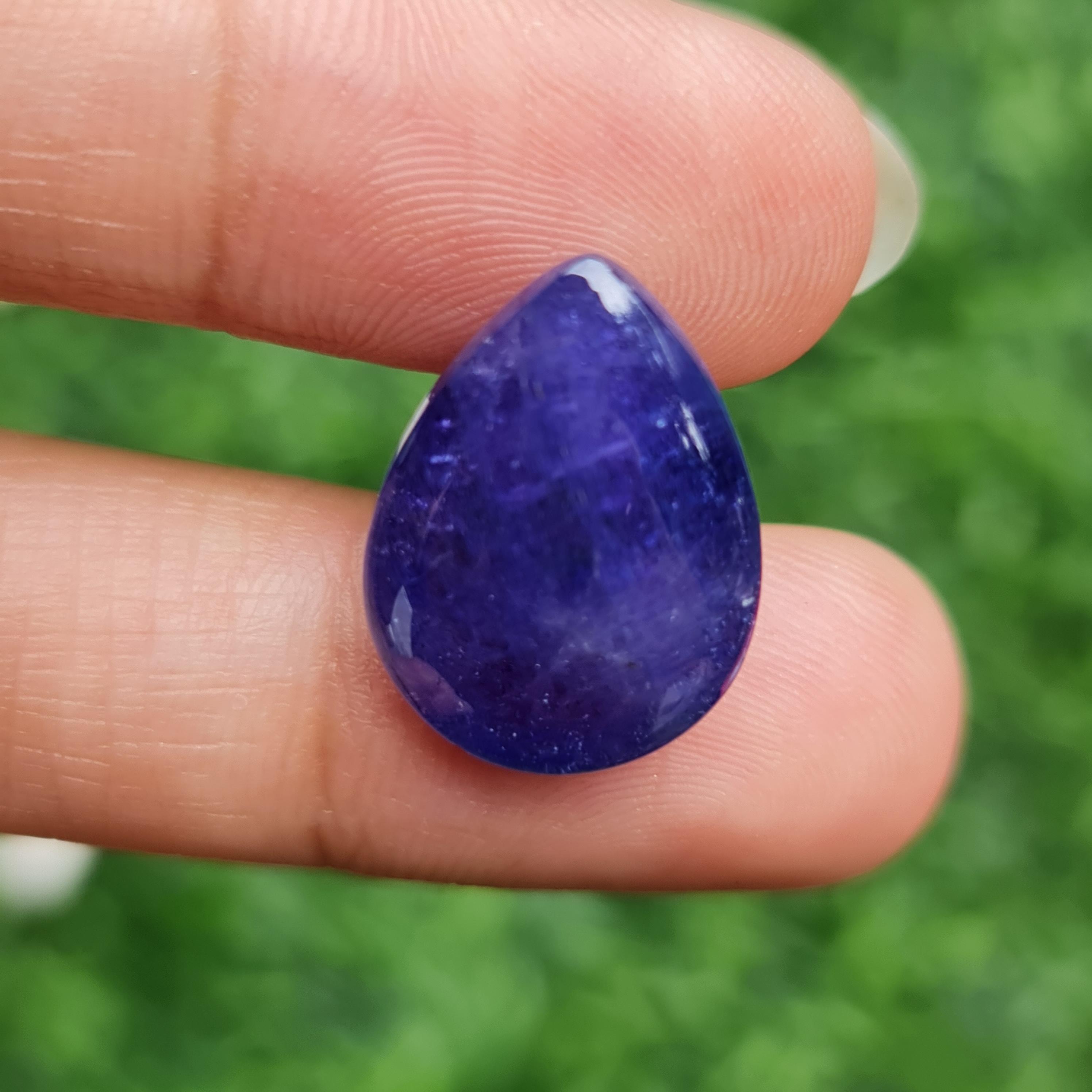 พลอย แทนซาไนท์ Tanzanite 20.60 กะรัต (Cts.) พลอยแท้ อัญมณีมงคลประจําวันเกิด เครื่องประดับพลอย