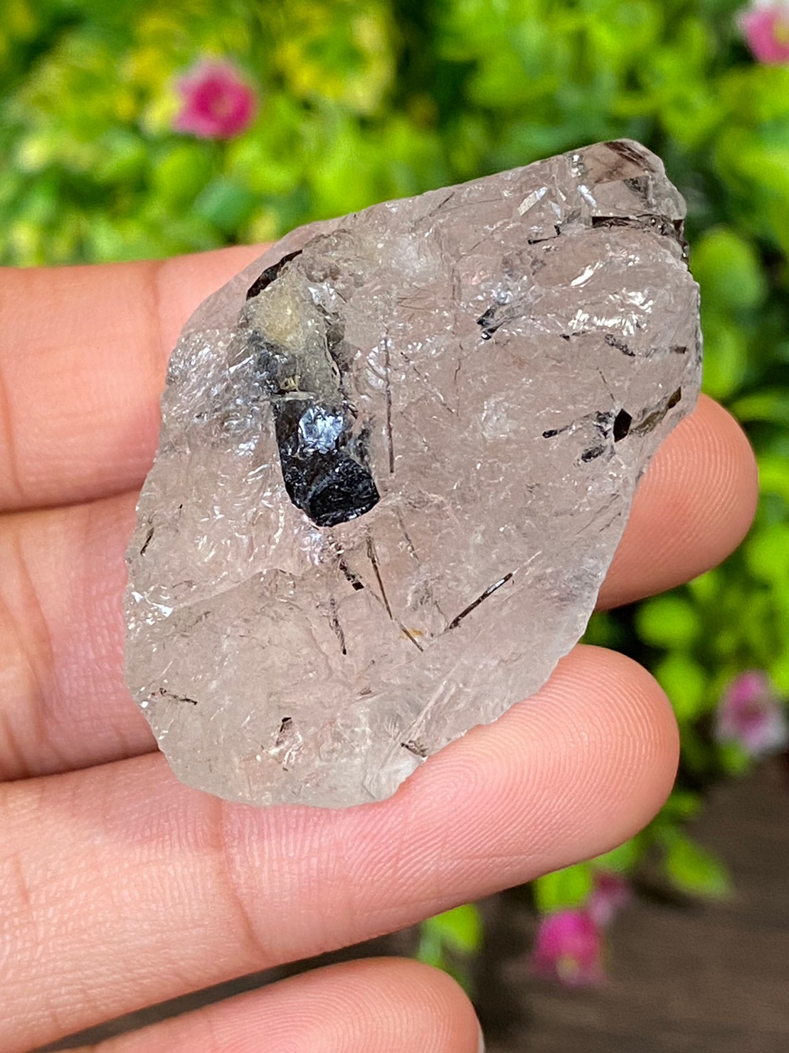 ก้อน ไหมดำ ควอตซ์ แก้วขนเหล็ก Black Rutilated Quartz Rough 165.08 กะรัต Cts. พลอยแท้ อัญมณีมงคลประจําวันเกิด เครื่องประดับพลอย