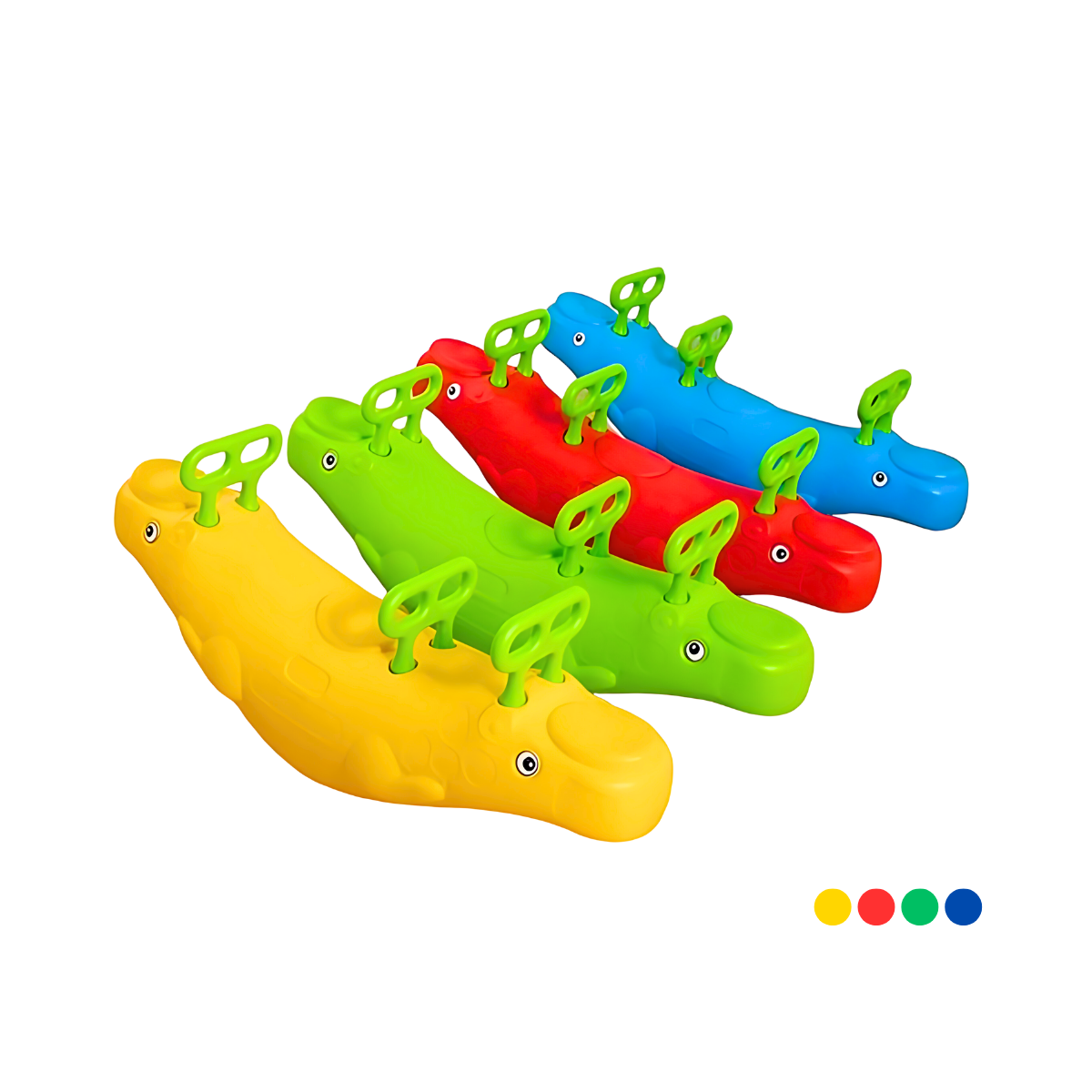 โยกเยก ม้าโยก โยกเยกจระเข้เพื่อนเกลอ (โยกเยก 3 ทึ่นั่ง) Rocking Horse Rocking Comrade Crocodile