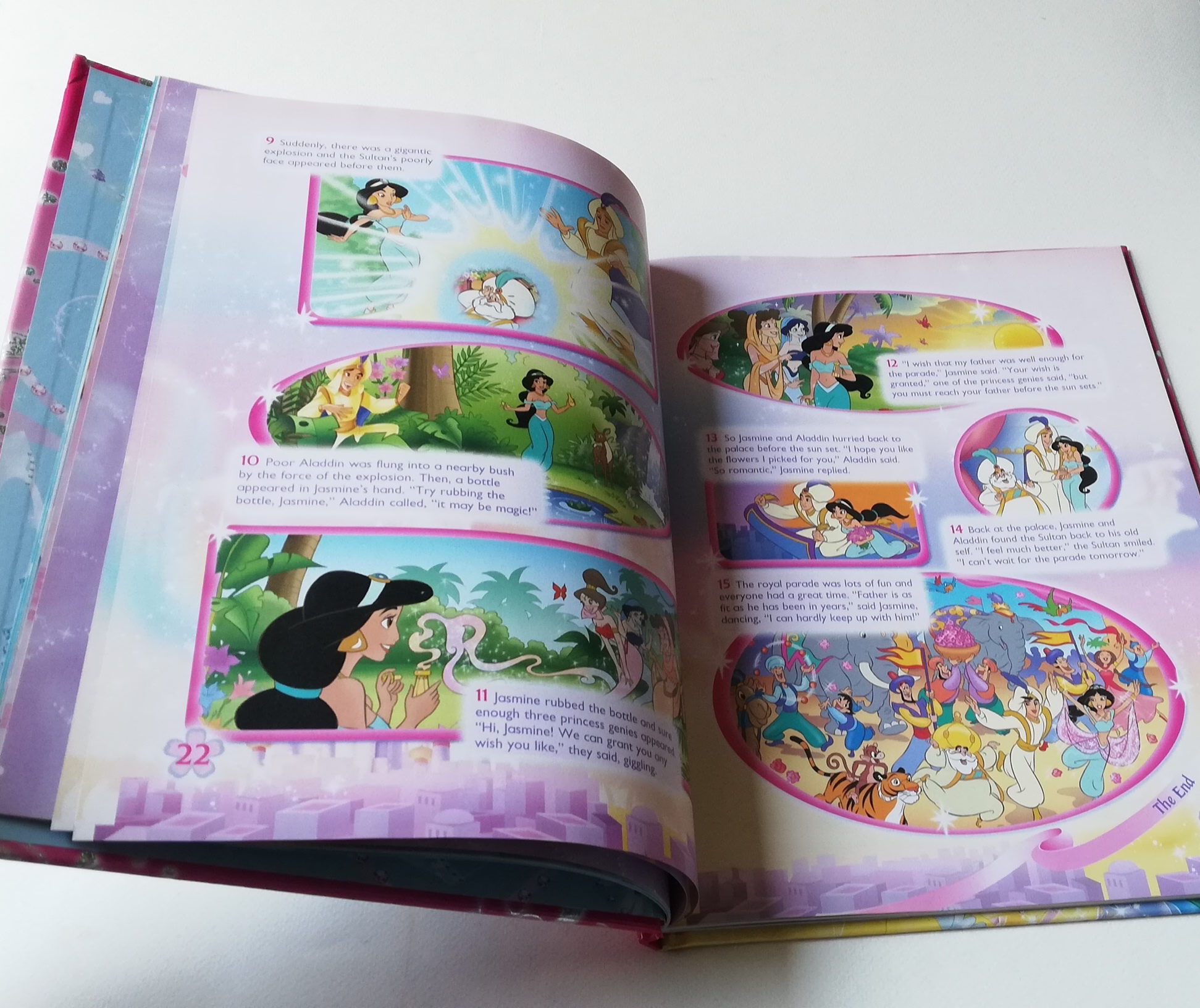 มีหลายภาพ,หนังสือภาพสวย เล่มใหญ่ ปกแข็ง นิทานและเกมส์ เจ้าหญิงดิสนีย์ ภาษาอังกฤษ Disney Princess Annual 2010 :- สโนไวท์ ออโรร่า ซินเดอเรลล่า แอเรียล แบลล์ และ จัสมิน จาก อลาดิน