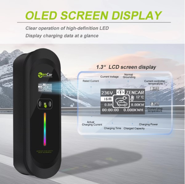 เครื่องชาร์จ EV 16A 1เฟส 220V Type.2 ใช้ในบ้าน / แบบพกพา