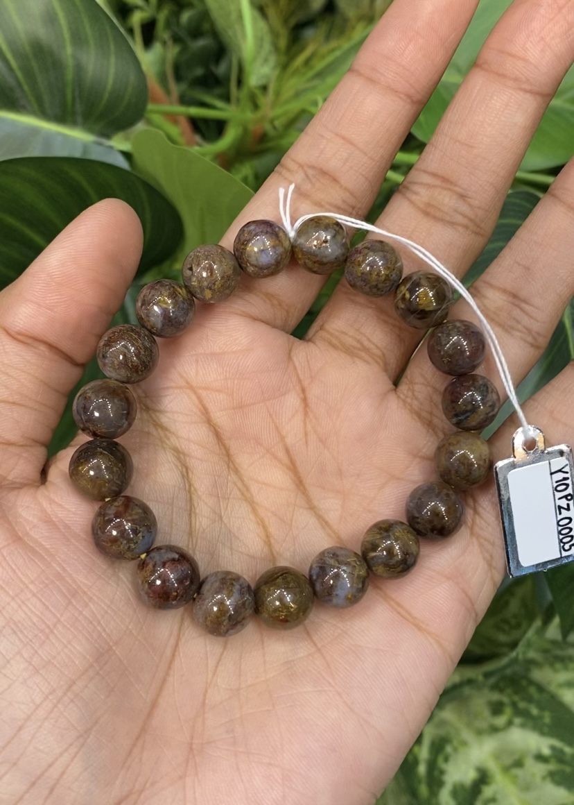 กำไลพลอยแท้ ปีเตอร์ไซต์ Pietersite Bracelet