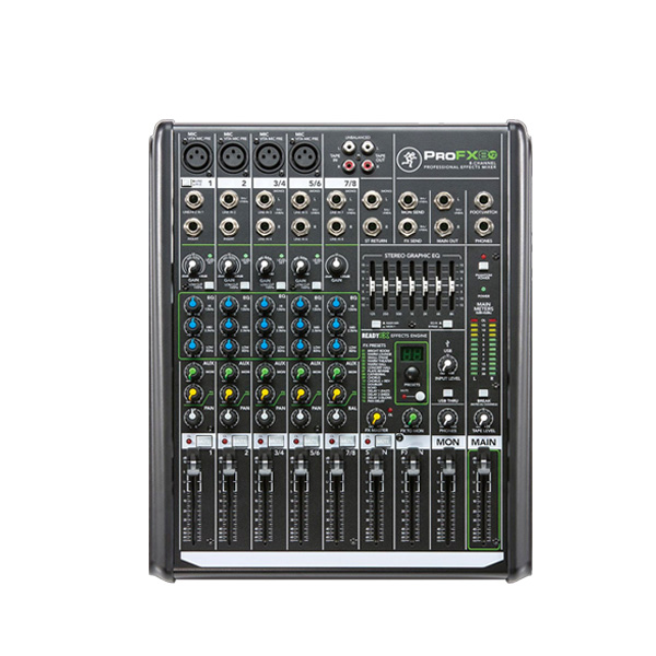 MACKIE ProFX8V2 เครื่องผสมสัญญาณเสียง อนาล็อก 8 ชาแนล