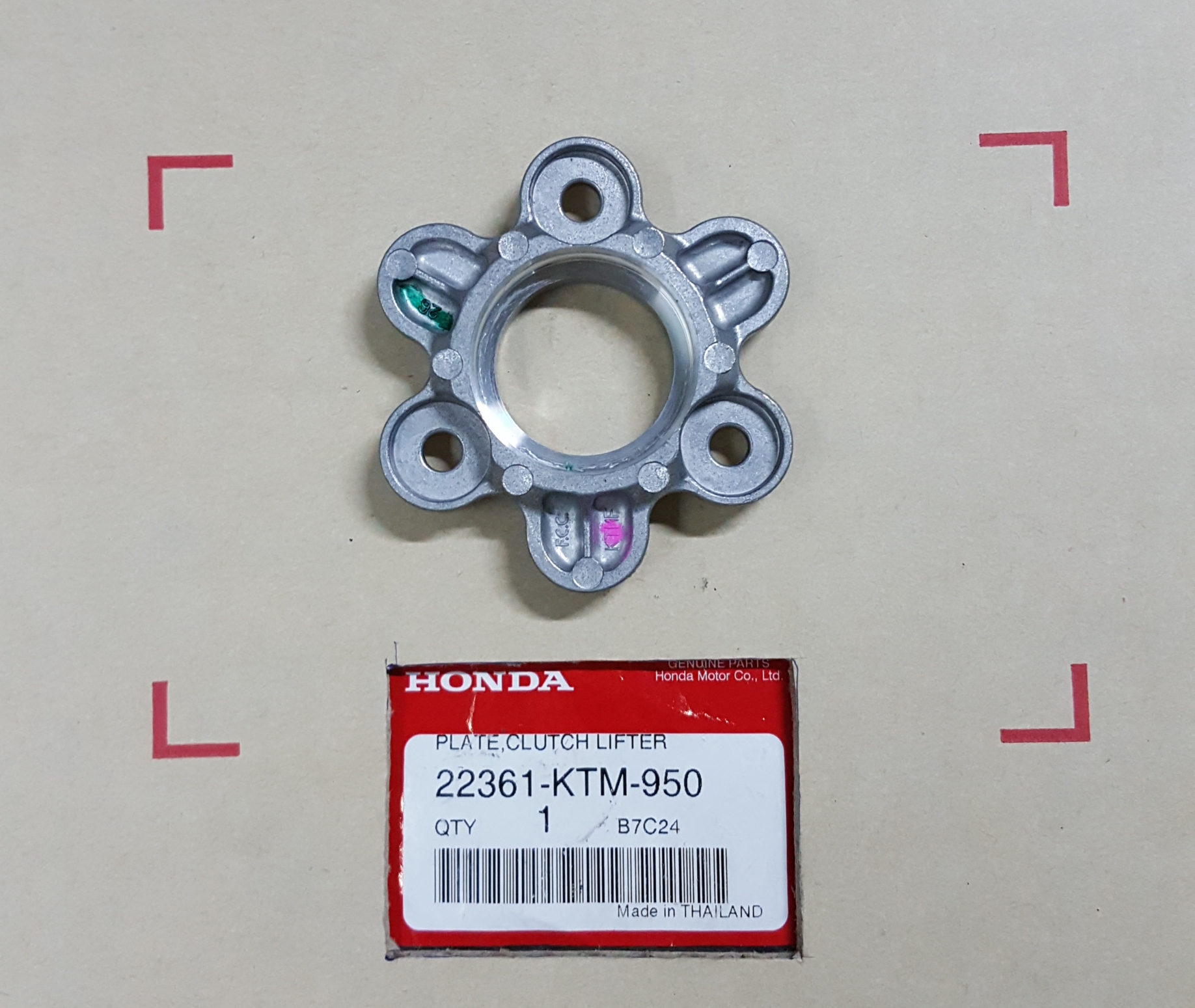 แผ่นยกคลัทช์ เวฟ125T,MT(ไฟเลี้ยวบังลม)/เวฟ125ไอ(ปี2012-22)ปลาวาฬ-LED