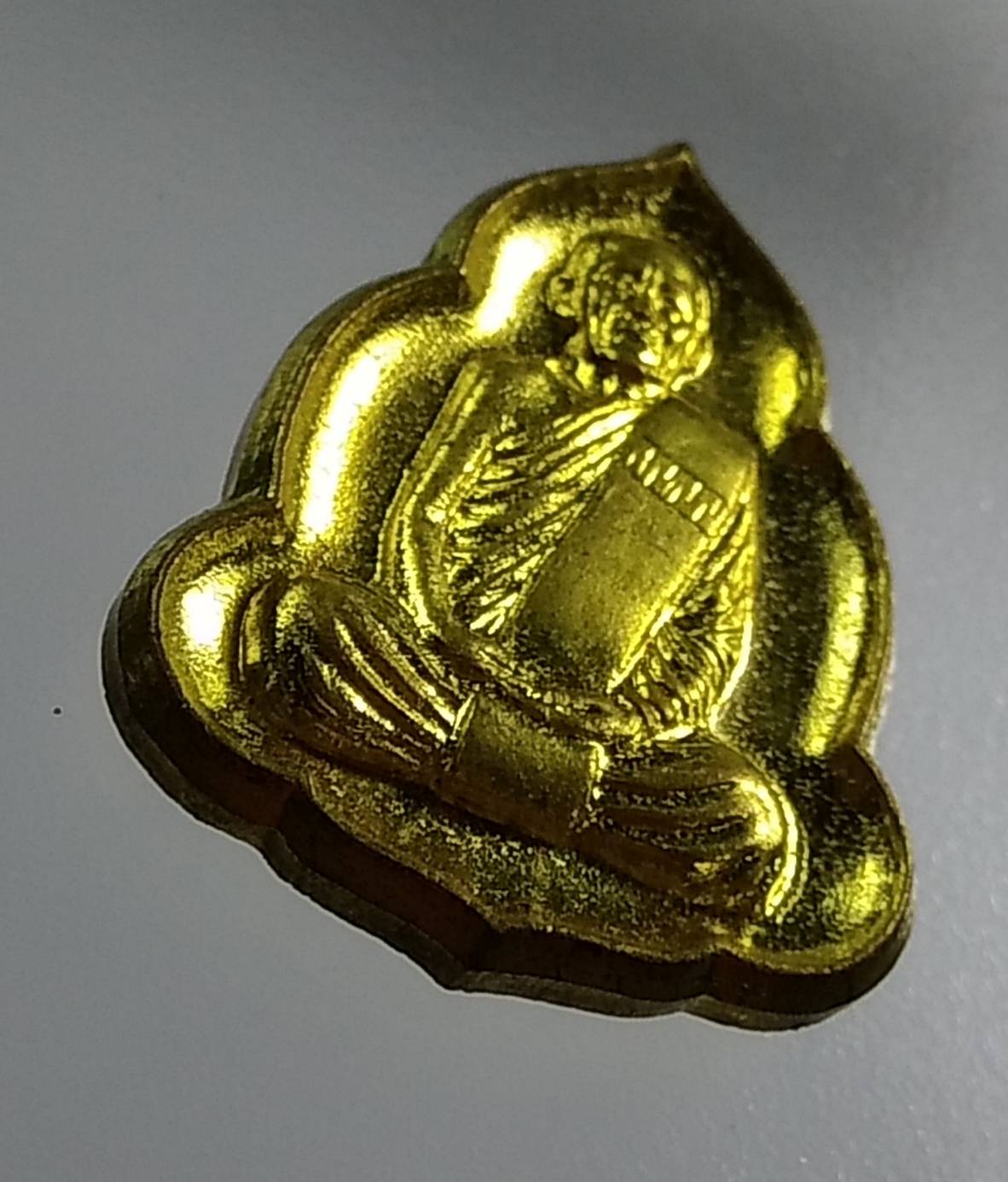 A1400 เหรียญของขวัญ หลวงปู่สรวง วัดถ้ำพรหมสวัสดิ์ จ.ลพบุรี ปี2554