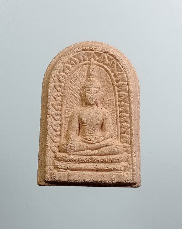 ผ3970 หลวงพ่อพระใส วัดโพธิ์ชัย จ.หนองคาย เนื้อกระเบื้องหลังคาโบสถ์ ปี2541