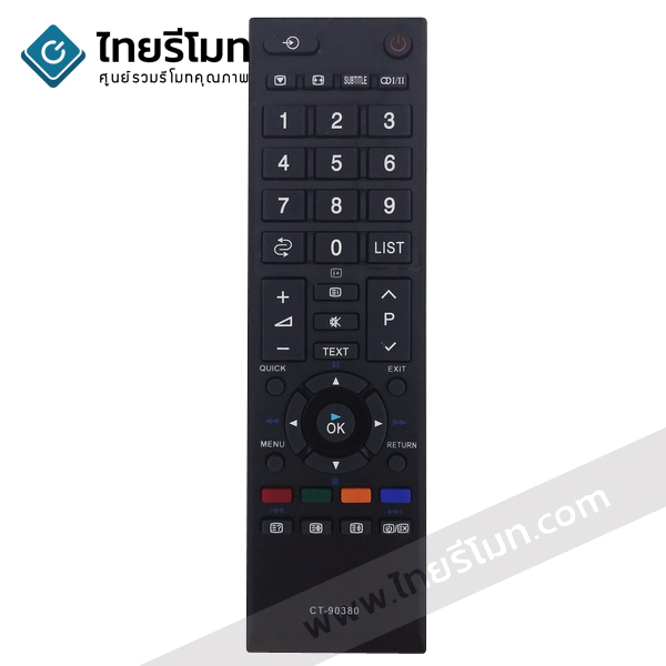 รีโมททีวี Toshiba รุ่นCT-90380 *กดอ่านรายละเอียดก่อนสั่งซื้อ*