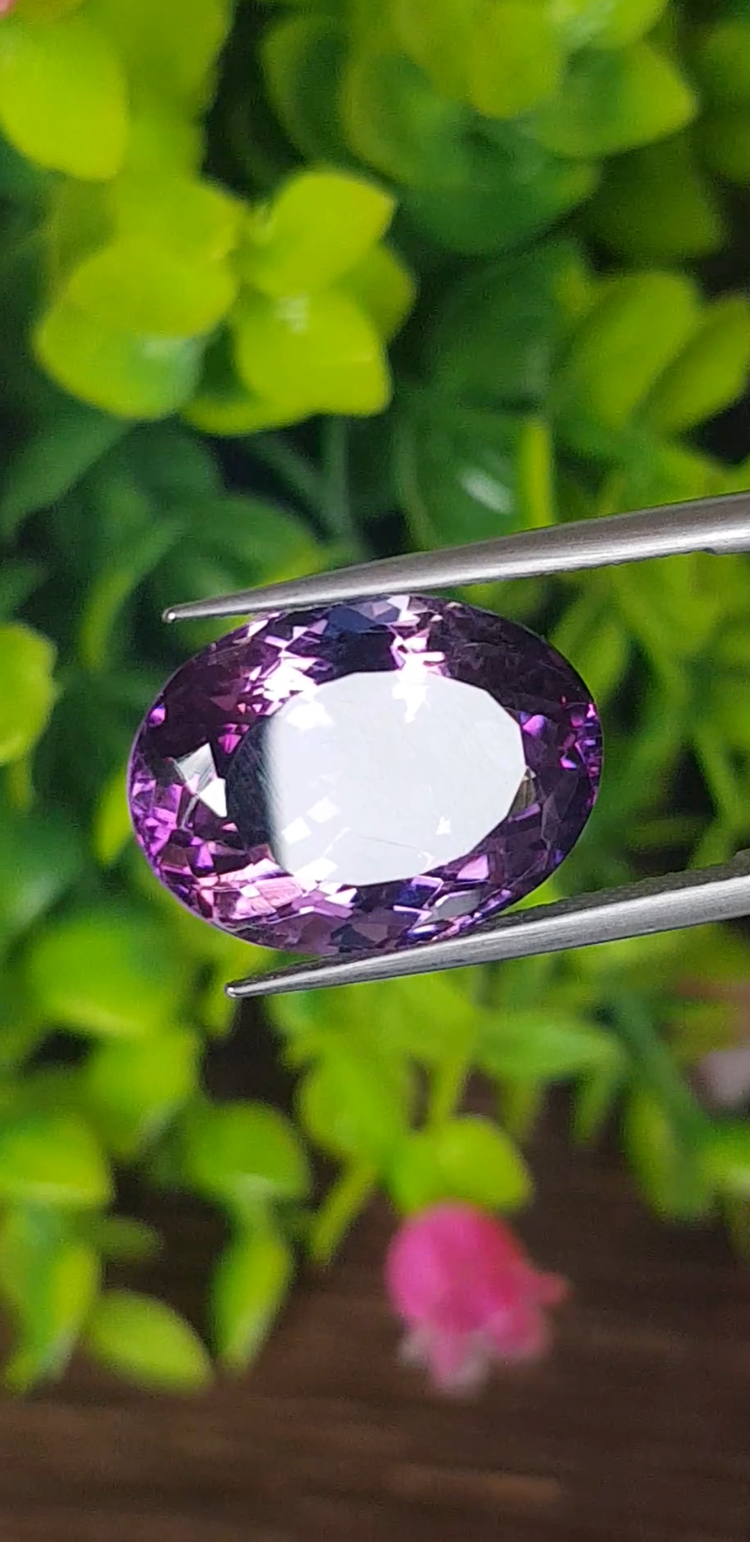 พลอย อเมทิส Amethyst 12.12 กะรัต (Cts.) พลอยแท้ อัญมณีมงคลประจําวันเกิด เครื่องประดับพลอย