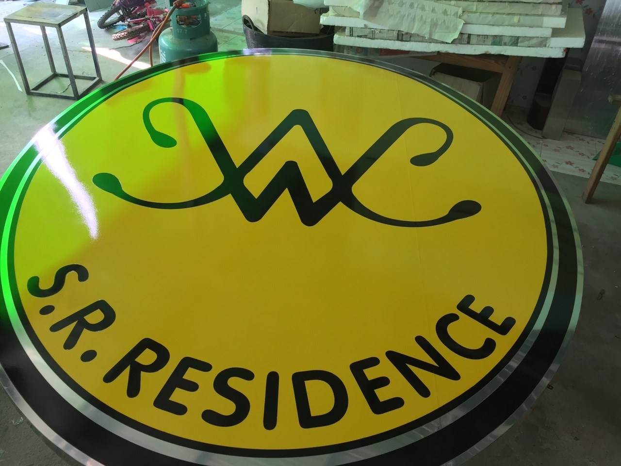 ป้ายสแตนเลสกัดกรด