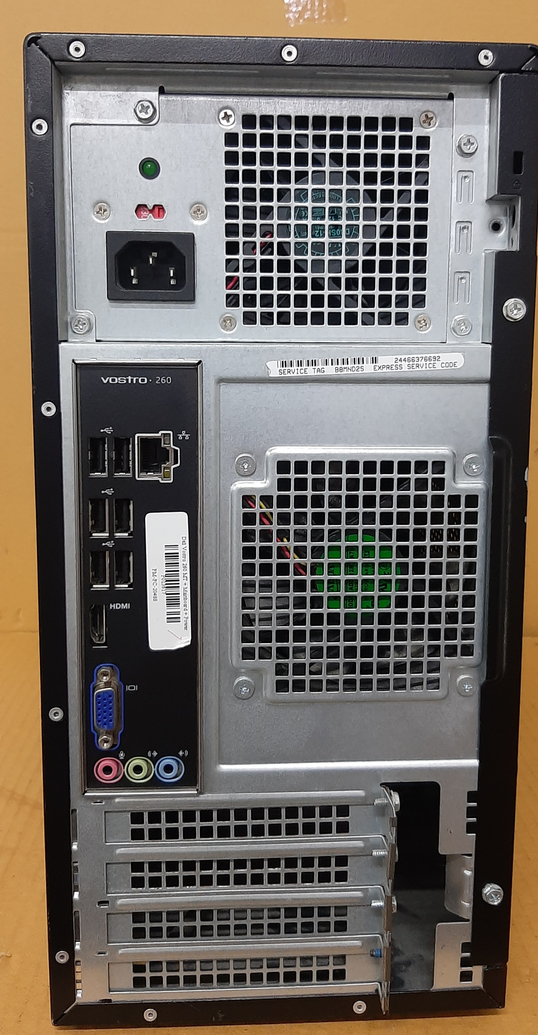 พีซีมือสอง สภาพดี Dell Vostro 260 MT (i3-2120 Ram8GB HD500GB) ประกันร้าน 1 เดือน