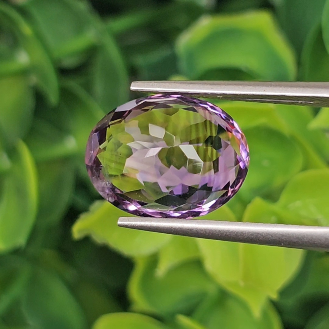 พลอย อเมทิส Amethyst 5.29 กะรัต (Cts.) พลอยแท้ อัญมณีมงคลประจําวันเกิด เครื่องประดับพลอย