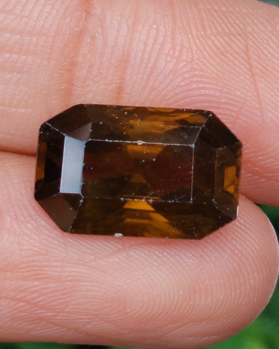 พลอย สโมกกี้ ควอตซ์ Smoky Quartz 9.39 กะรัต(Cts.) พลอยแท้อัญมณีมงคล ประจําวันเกิด เครื่องประดับพลอย