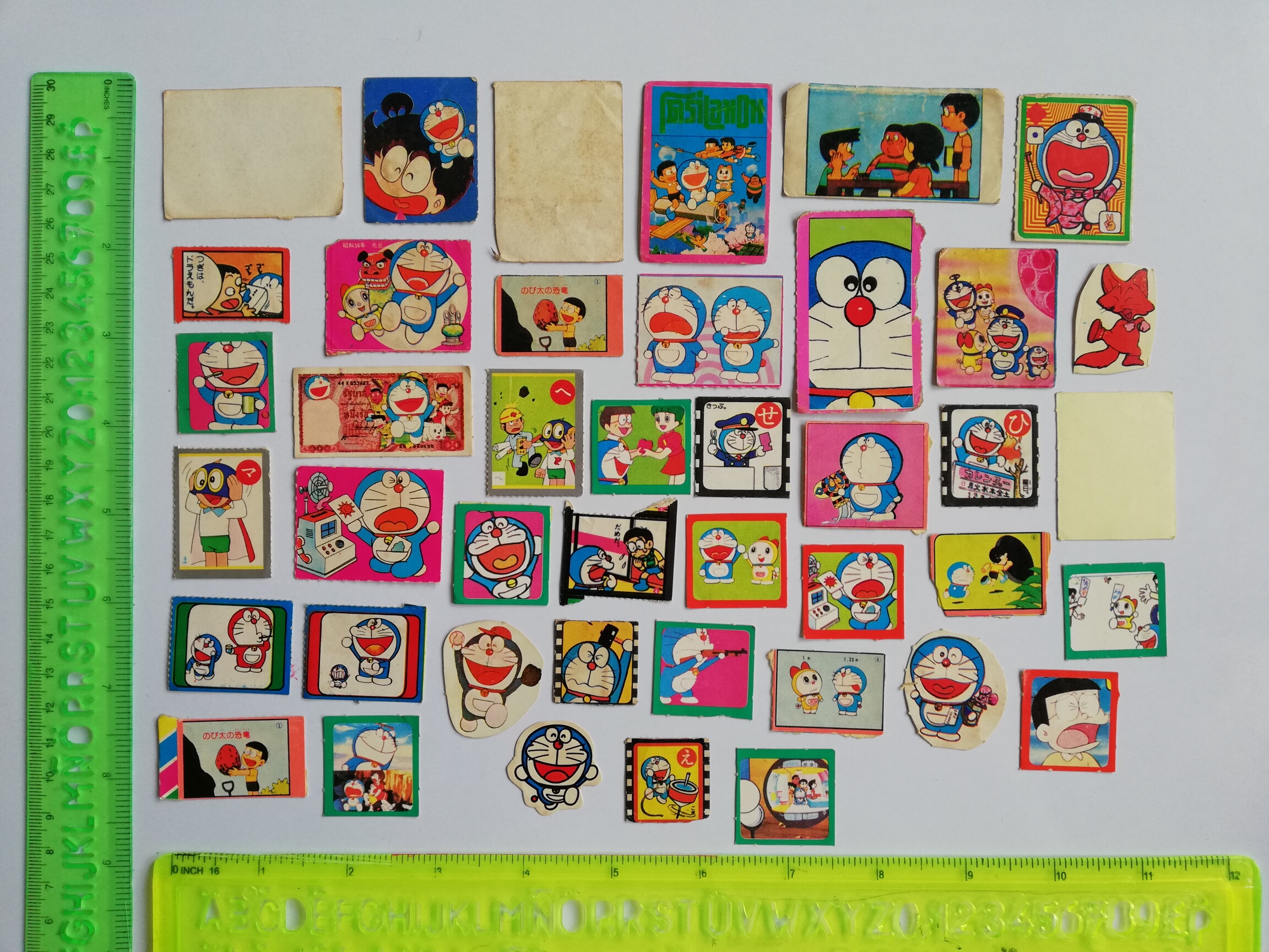 ชุดรูปลอกเก่าลายโดราเอม่อนและเพื่อน คละแบบ จำนวนตามภาพ, Old sticker, Doraemon and Friends