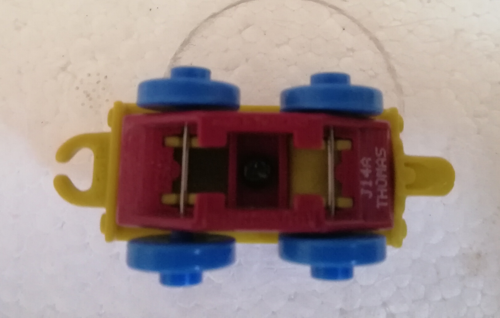 โมเดลรถเหล็กคันเล็ก โธมัส พิมพ์ลายโลโก้ ซุปเปอร์แมน ขนาดตามภาพ Die cast car, Thomas-Superman, ไม่มีแพ็ค โปรดตรวจสอบทุกภาพ