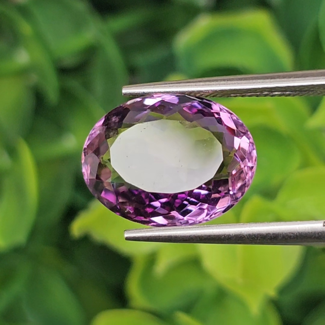 พลอย อเมทิส Amethyst 5.29 กะรัต (Cts.) พลอยแท้ อัญมณีมงคลประจําวันเกิด เครื่องประดับพลอย