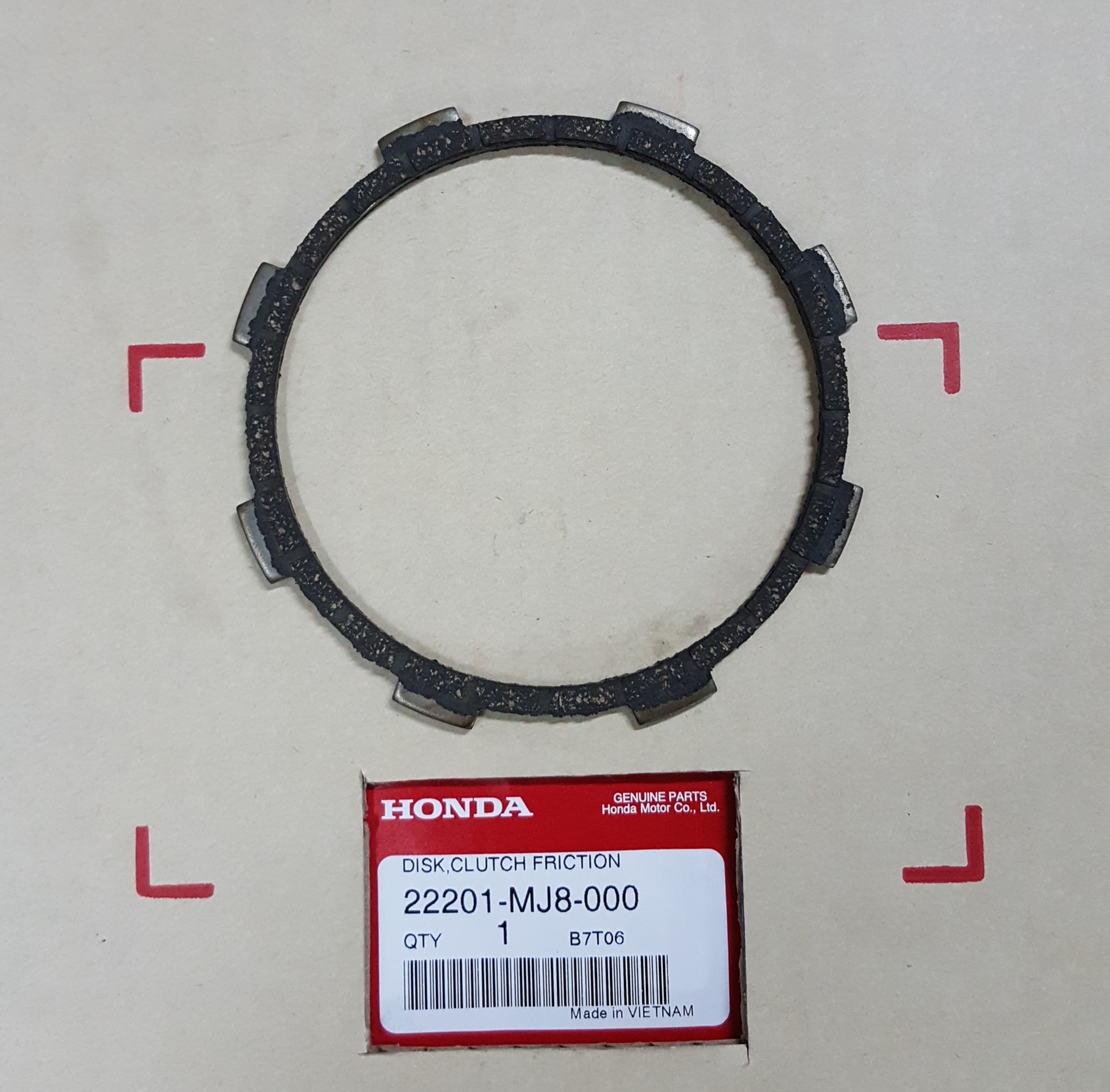 แผ่นคลัทช์ตัวล่างวงใหญ่ เวฟZ/โซนิค125/CBR150R