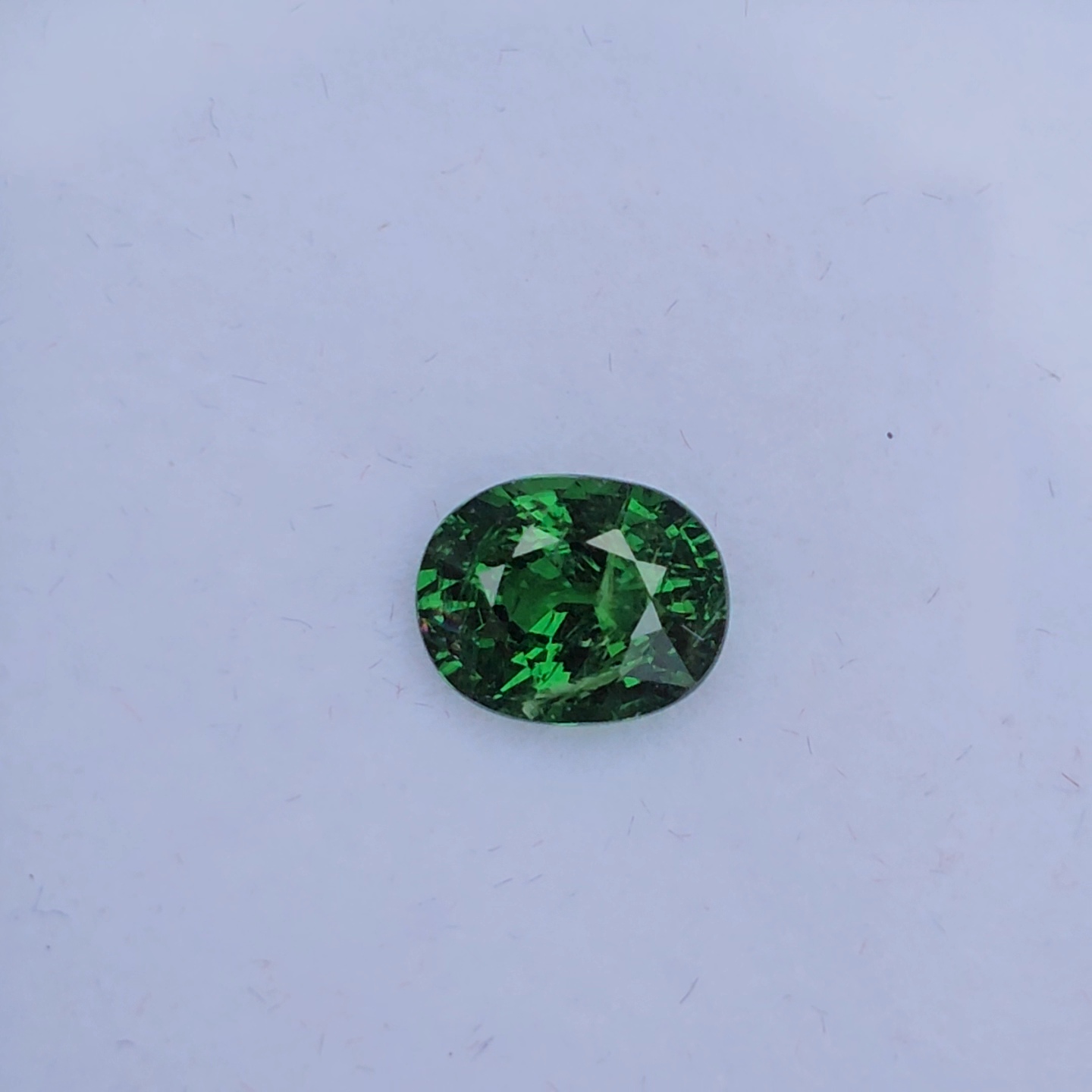 พลอย ซาโวไรท์ Tsavorite Garnet 2.98 กะรัต (Cts.) ดิบ Unheated อัญมณีมงคลประจําวันเกิด เครื่องประดับพลอย