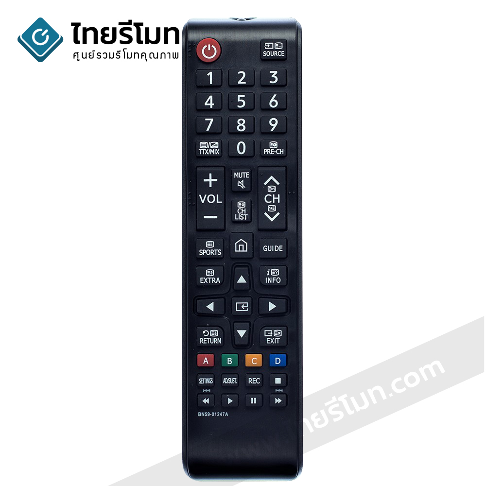 รีโมททีวี Samsung รุ่นBN59-01247A (มีปุ่มกลางรูปบ้าน) มีปุ่มSPORT เข้าโหมดกีฬา