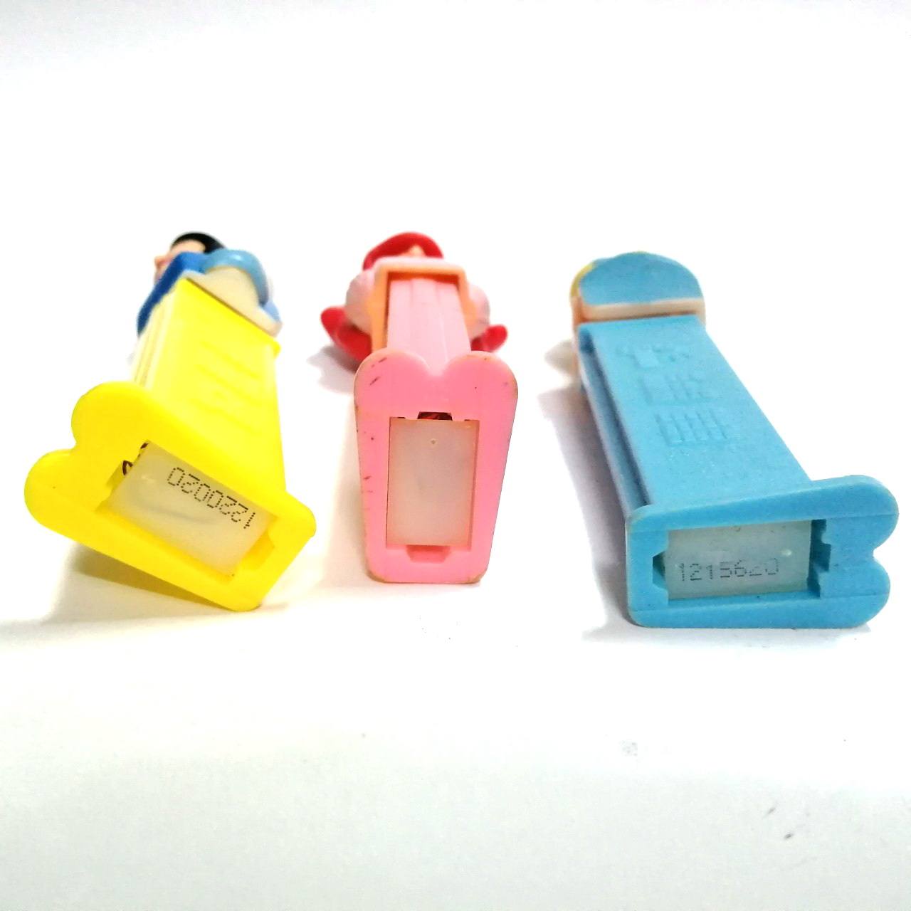 ของสะสมเจ้าหญิงดิสนีย์ กล่องใส่ขนมเพซรุ่นเก่า :-เจ้าหญิงสโนว์ไวท์,แอเรี่ยล,ซินเดอเรลล่า Pez dispenser old Disney princess Collection: Snow White, Ariel, Cinderella***ไม่มีขนม