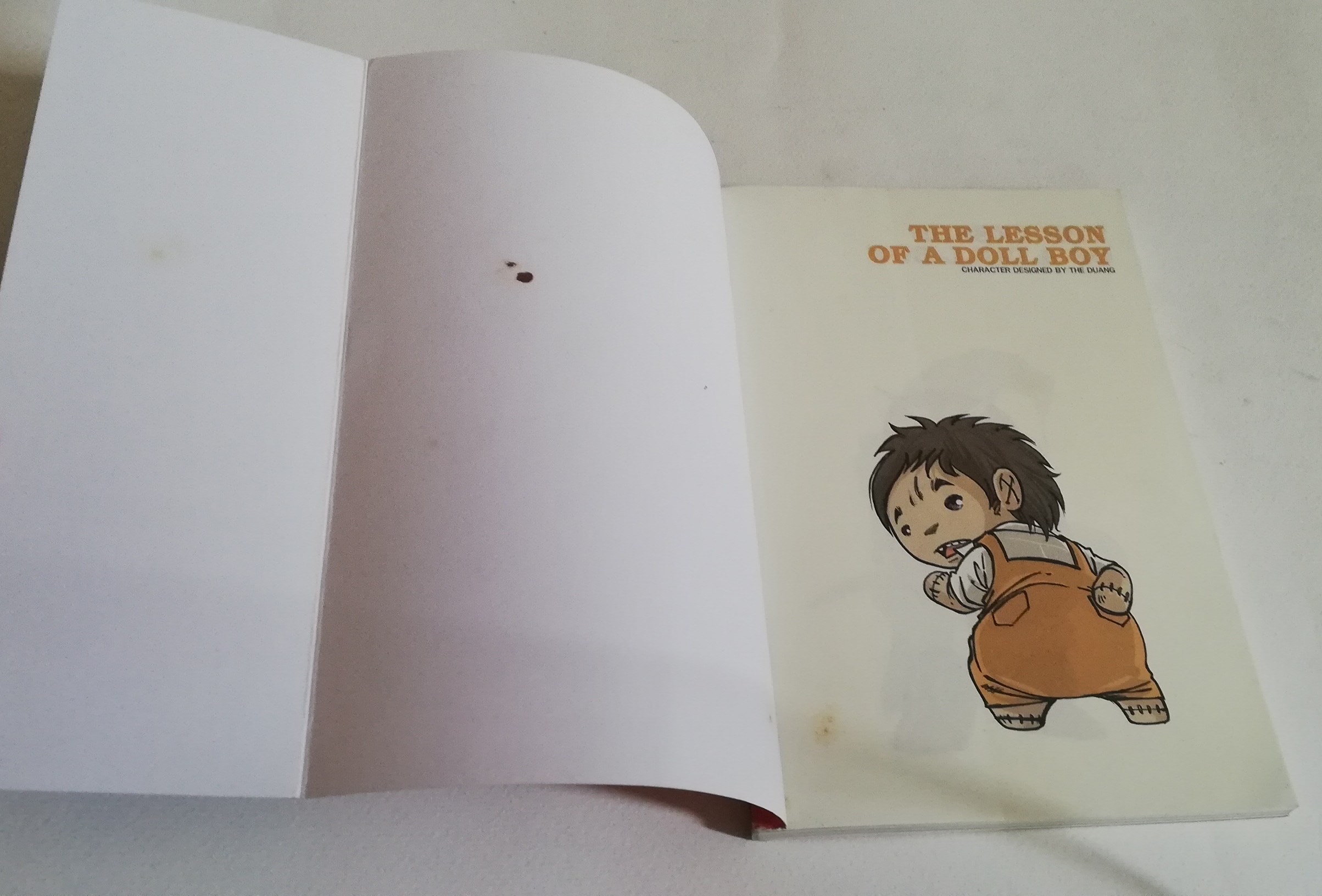 มีหลายภาพหนังสือปกมีตำหนิโปรดตรวจสอบทุกภาพ, หนังสือการ์ตูนจากเดอะดวง เด็กชายตุ๊กตา พิมพ์ครั้งที่ 3 กุมภาพันธ์ 2553 เรื่องและภาพโดยเดอะดวง