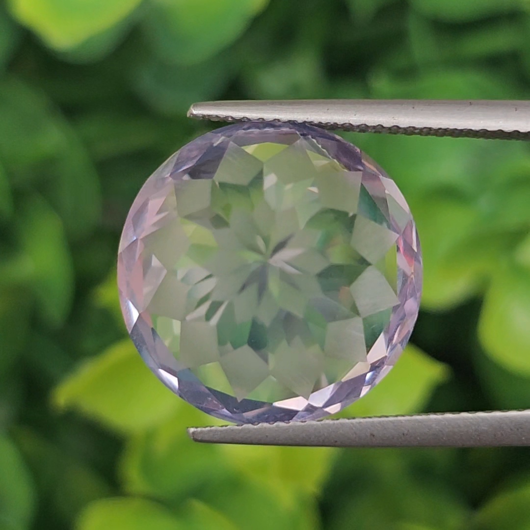 พลอย ลาเวนเดอร์ ควอตซ์ Lavender Quartz 27.72 กะรัต (Cts.) พลอยแท้ อัญมณีมงคลประจําวันเกิด เครื่องประดับพลอย