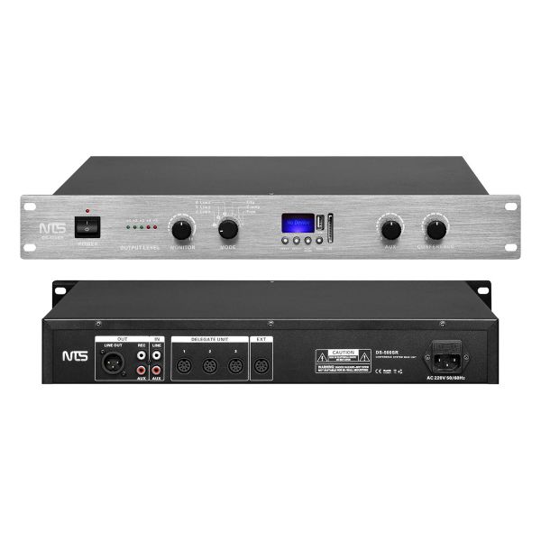 NTS DS-500SR ชุดจ่ายไฟและควบคุมชุดประชุมระบบอนาล็อค