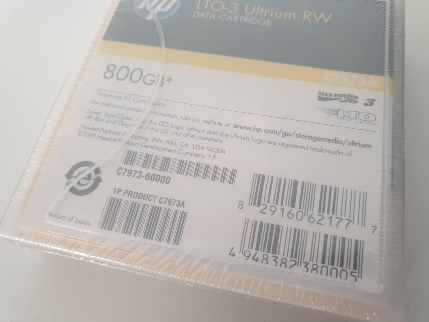 HP LTO3 Ultrium RW 800GB Data