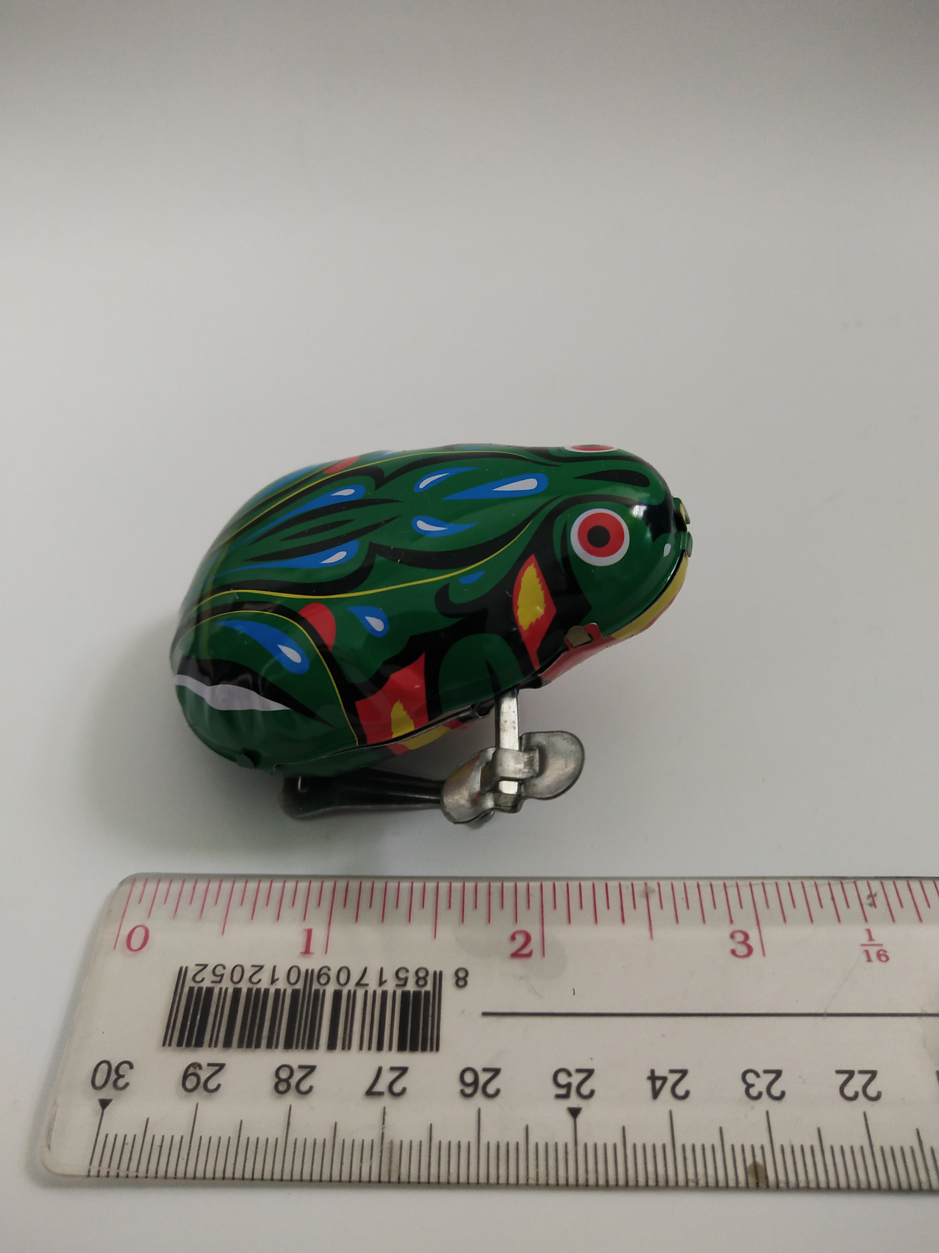 ของเล่นสังกะสี มีหลายภาพ กบสังกะสีไขลาน รุ่นผลิตออกมาใหม่ หรือ RE Product ขนาดตามภาพ