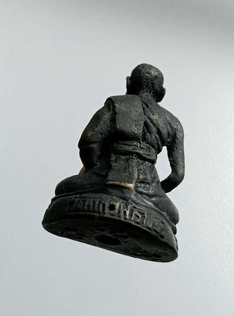 ก783 รูปหล่อ หลวงพ่อแทน วัดแก้วฟ้า(วัดธรรมเสน) จ.ราชบุรี ปี2550