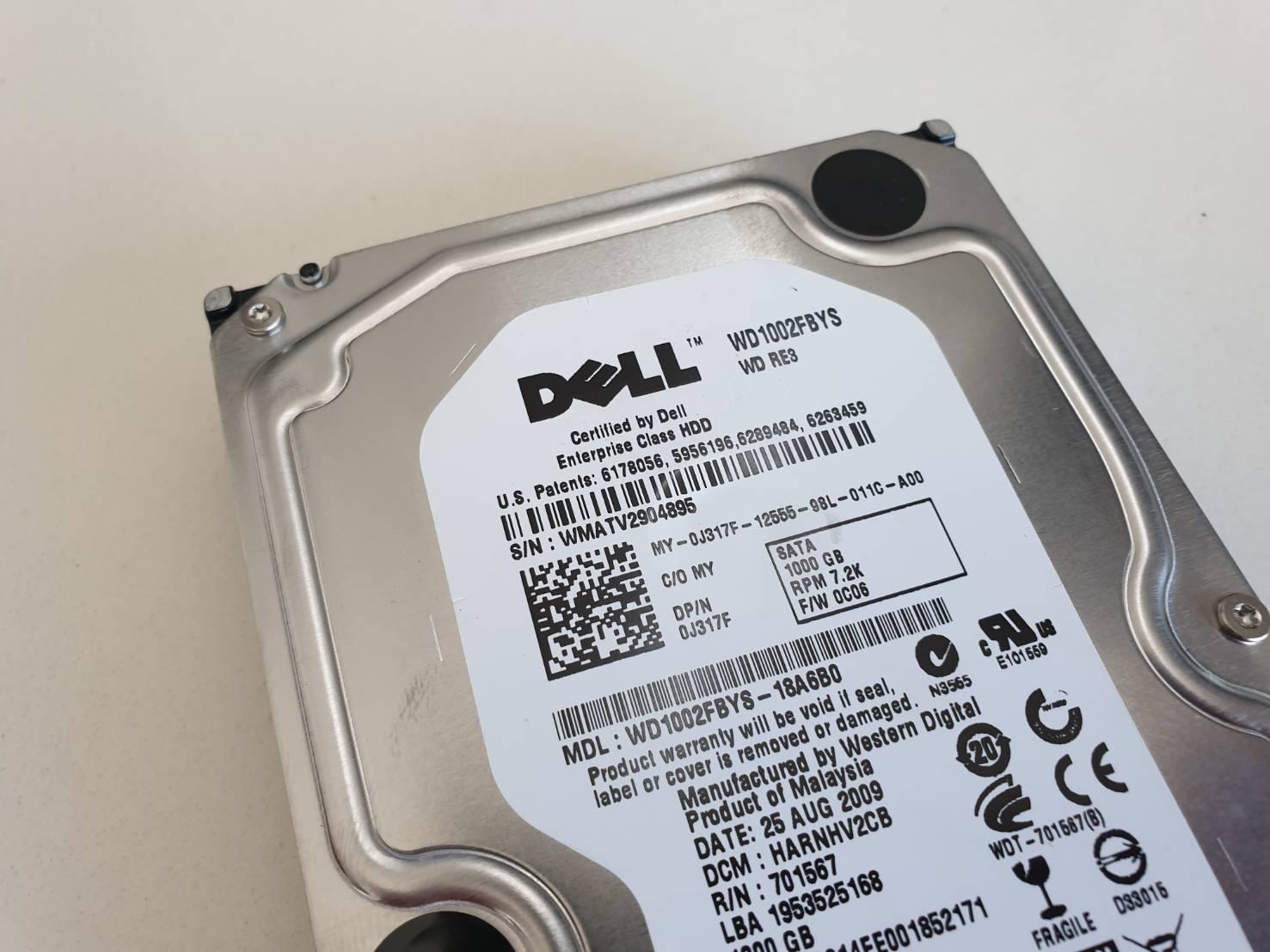 Dell Harddisk 1 TB For Server WD1002FBYS