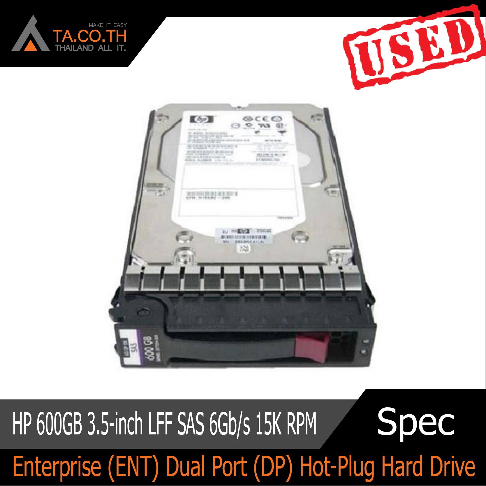 HP 600GB 3.5-inch LFF SAS 6Gb/s 15K RPM