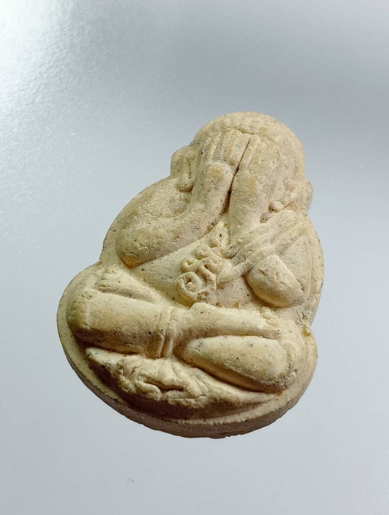 ผ3180 พระปิดตา หลวงพ่อฟื้น วัดโพธิ์เผือก จ.อยุธยา หลัง ล.