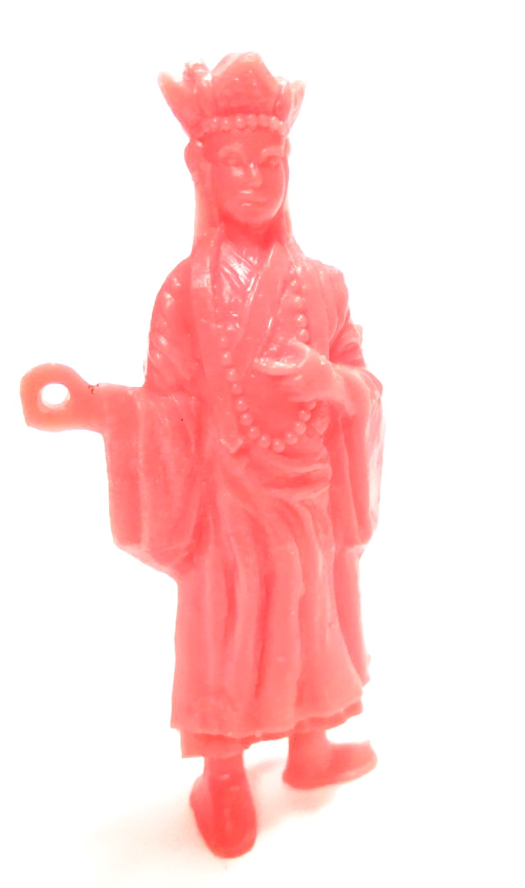 ตุ๊กตา แอ๊นท์ 4.5 นิ้ว พระถังซำจั๋ง สีส้มสะท้อนแสง งานตุ๊กตุ่นเก่า สภาพดี