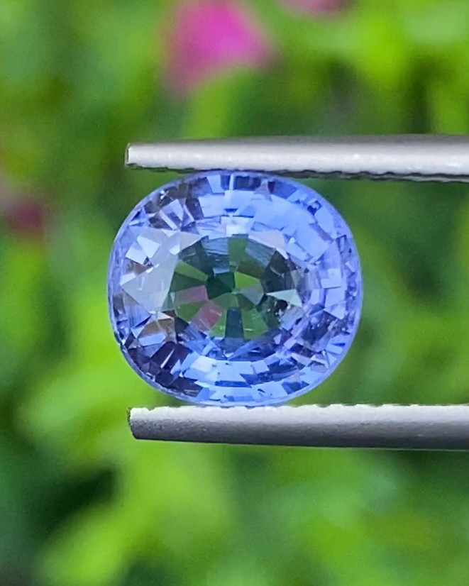 พลอย แทนซาไนท์ Tanzanite 2.29 กะรัต (Cts) พลอยแท้ อัญมณีมงคลประจําวันเกิด เครื่องประดับพลอย