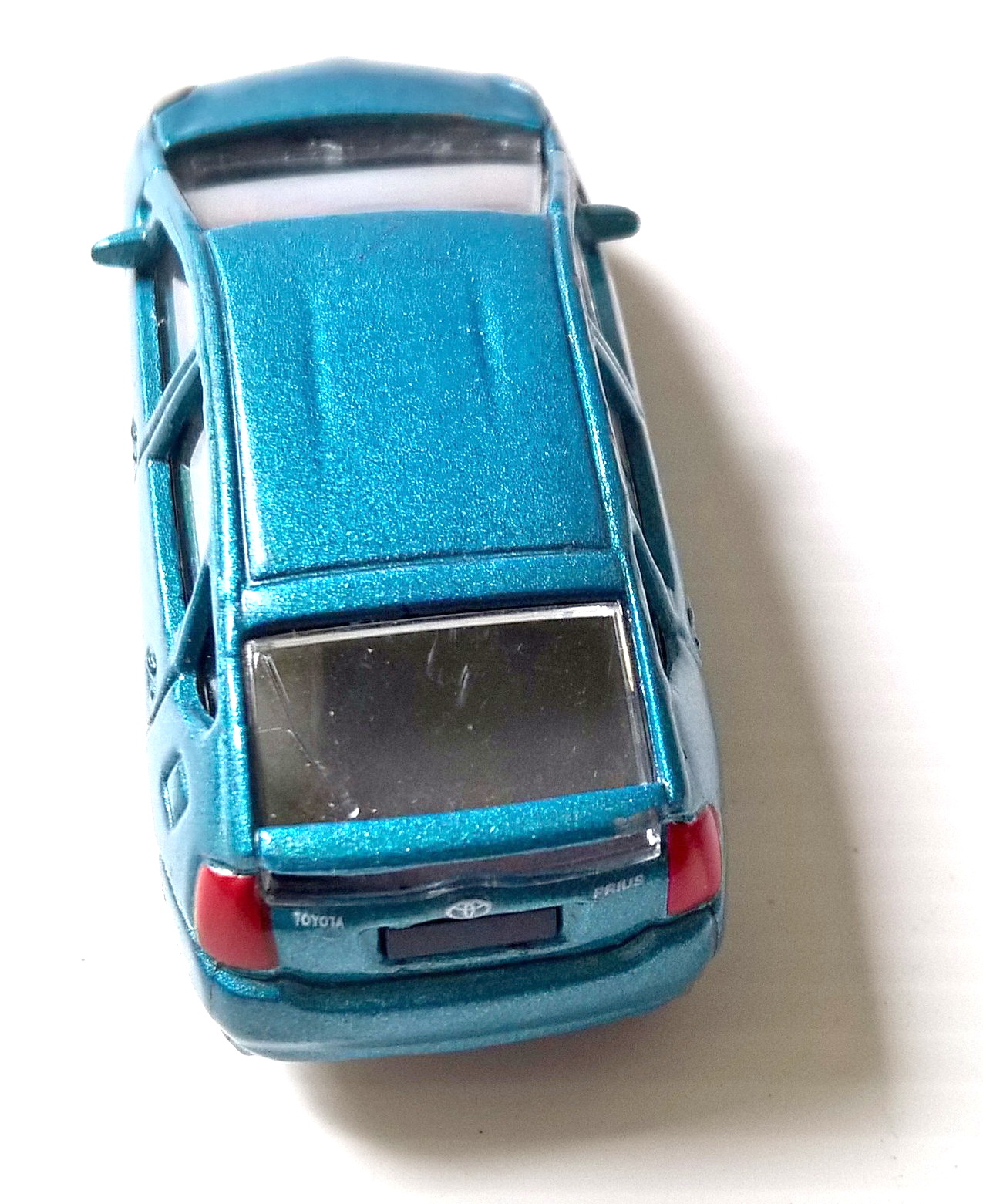 ขายโมเดลรถ Majorette Toyota Prius สีฟ้าเขียว Ech 1:59 ,Ref:292D