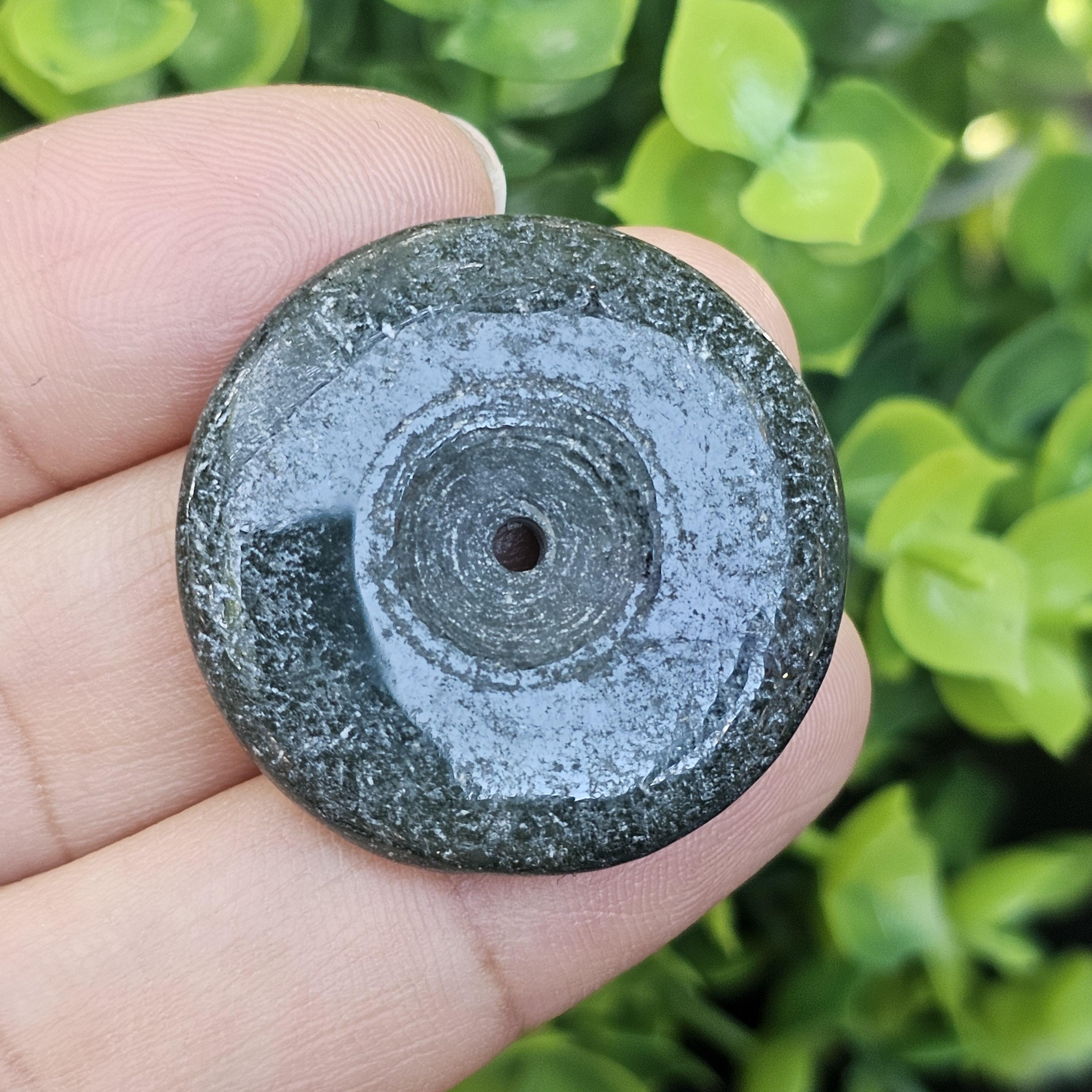 หยก พม่า แท้ Jade จี้โดนัทหยก (Bi-dise jadeite) พม่า (Myanmar) 62.44 กะรัต (Cts.)