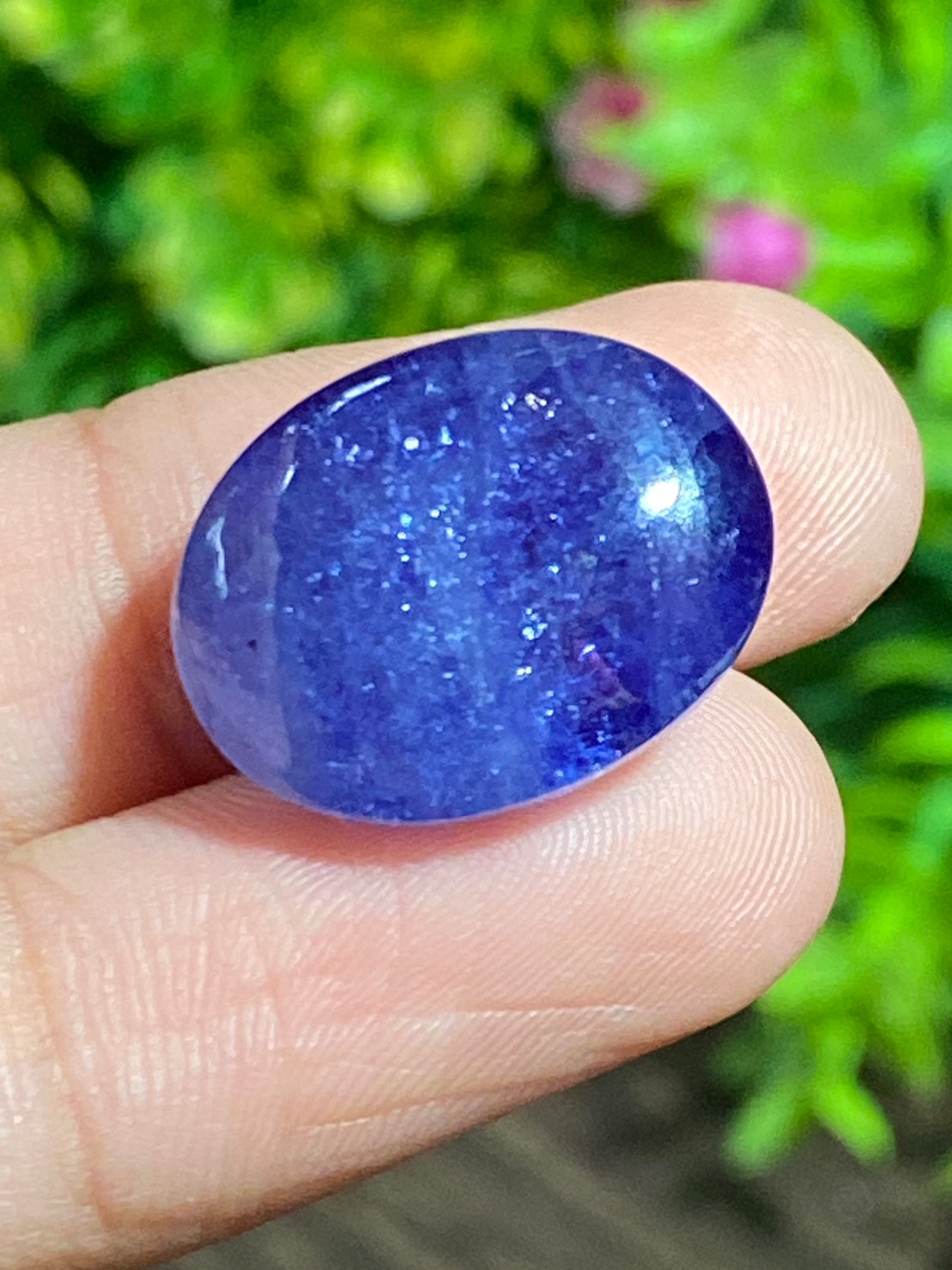 พลอย แทนซาไนท์ Tanzanite 25.93 กะรัต (Cts.) พลอยแท้ อัญมณีมงคลประจําวันเกิด เครื่องประดับพลอย