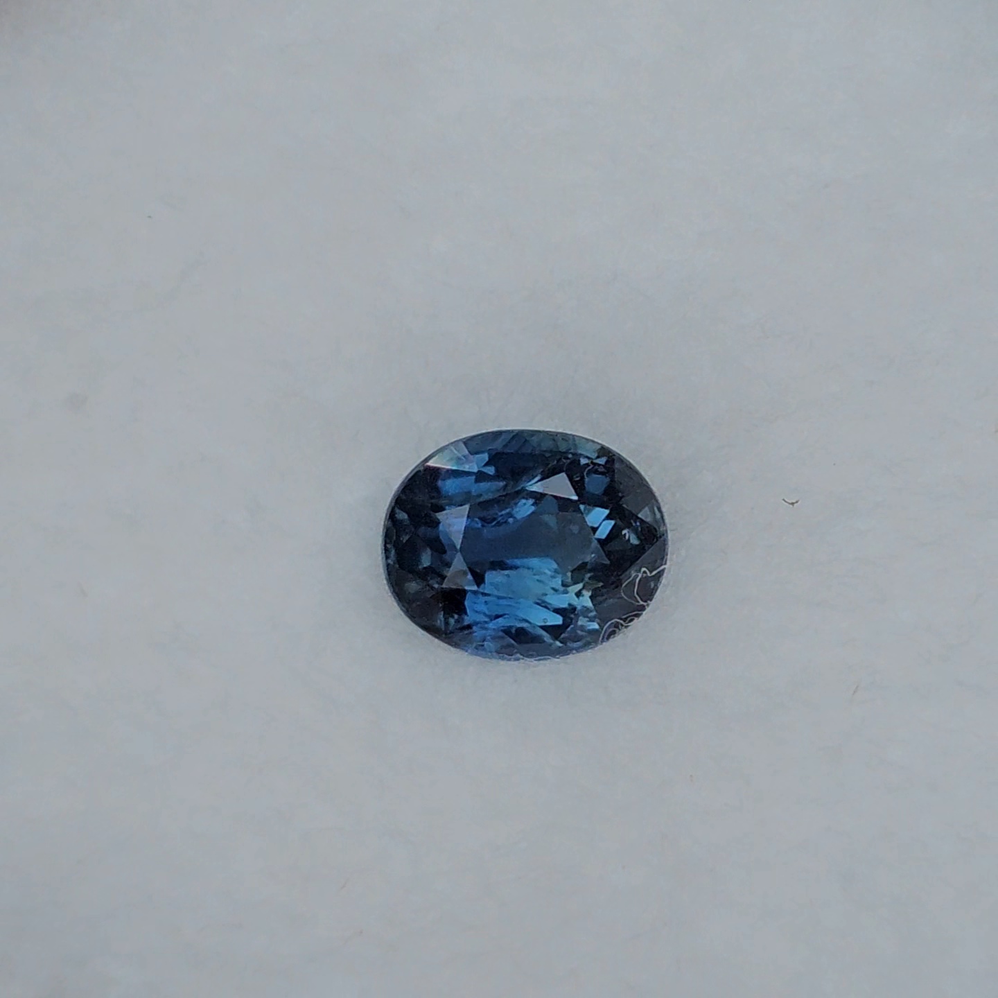 พลอย ไพลิน (Blue Sapphire) 1.06 กะรัต (Cts.) พลอยแท้ อัญมณีมงคลประจําวันเกิด เครื่องประดับพลอย