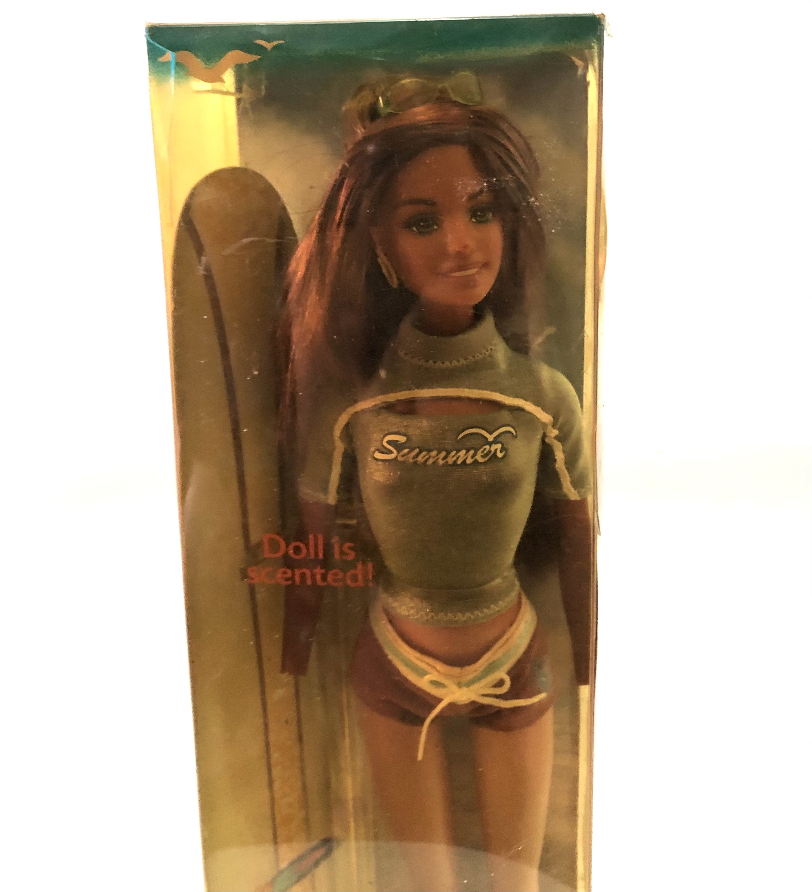 มือ2 เก่าเก็บในแพ็ค ***มือหักทั้งสองข้างตามเวลา บาร์บี้ชายหาด รุ่น Cali Girl