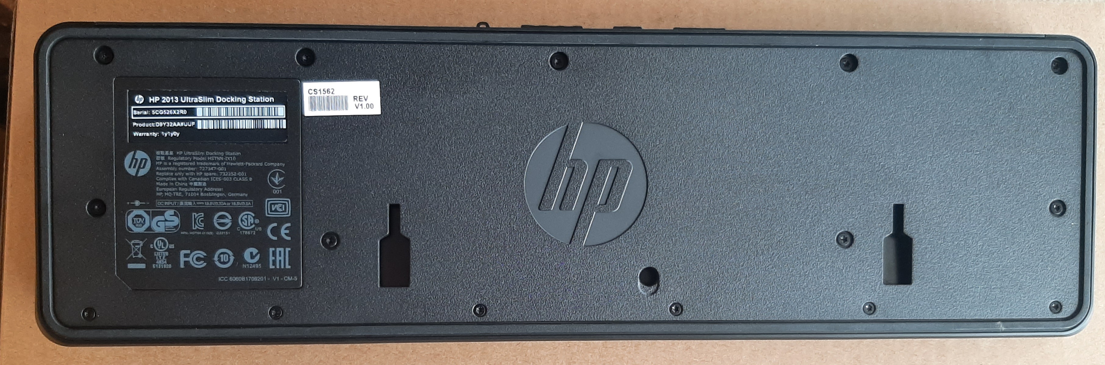 docking station มือหนึ่ง มีกล่องใหม่ HP 2013 ultraslim ค้างสต็อก ประกันร้าน 1 เดือน