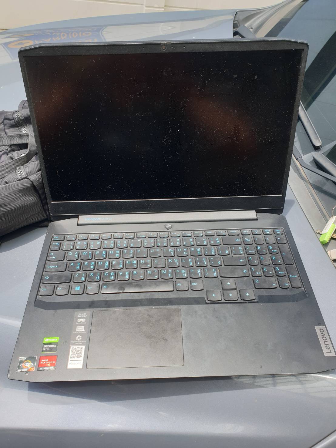 Notebook AMD Ryzen7 4800H Ram 8 GB 1650TI ตำหนิตามรูป ไม่มาก ไม่น้อย