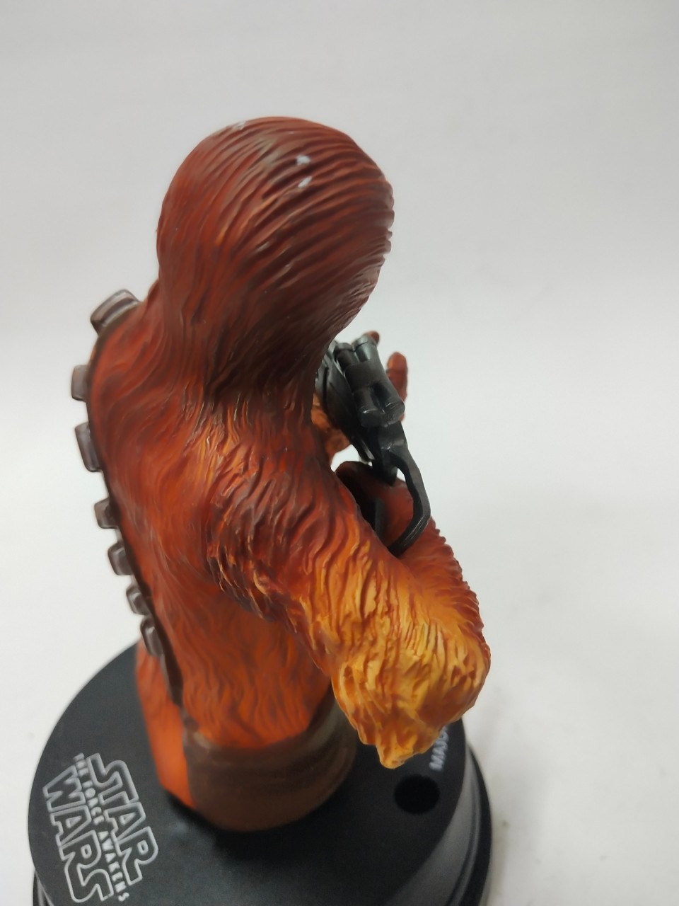 ท๊อปเปอร์แก้วน้ำ EGV ชิวแบคก้า จาก STAR WARS EP.7 THE FORCE AWAKEN ขนาดตามภาพ เก่าเก็บหลุดจากฐานแต่ประกอบได้ มือสองตามสภาพ