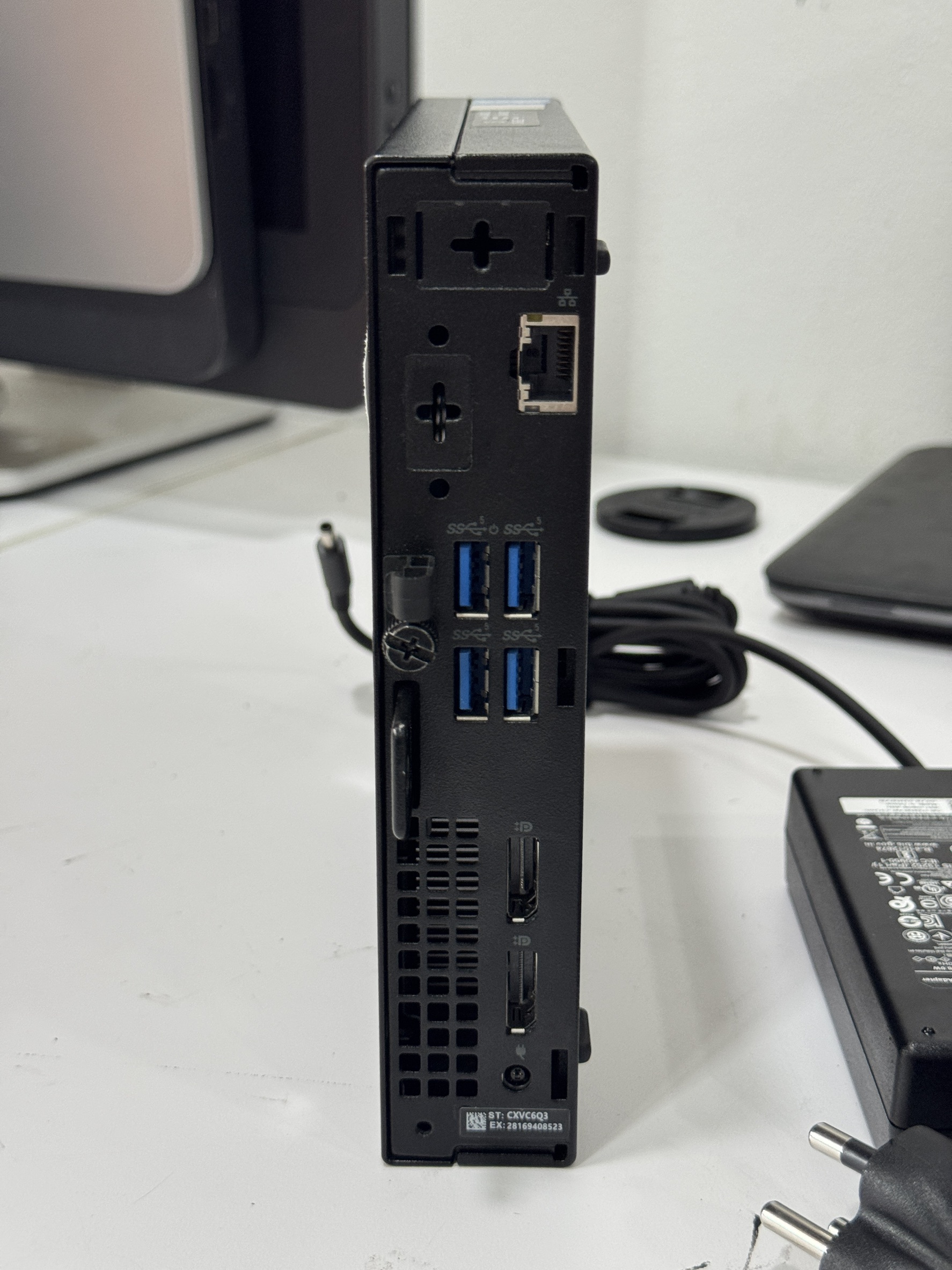 Mini PC Dell OptiPlex 5000 Micro(i3-12100T/16GB/M.2 256GB/HDD 1TB)+Adapter