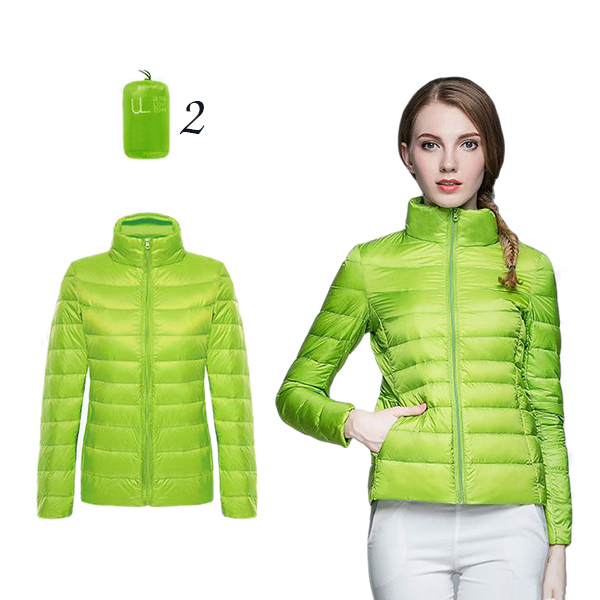 Ultra Light Down Jacket เสื้อกันหนาวขนเป็ดพร้อมถุงเก็บ (11718X)