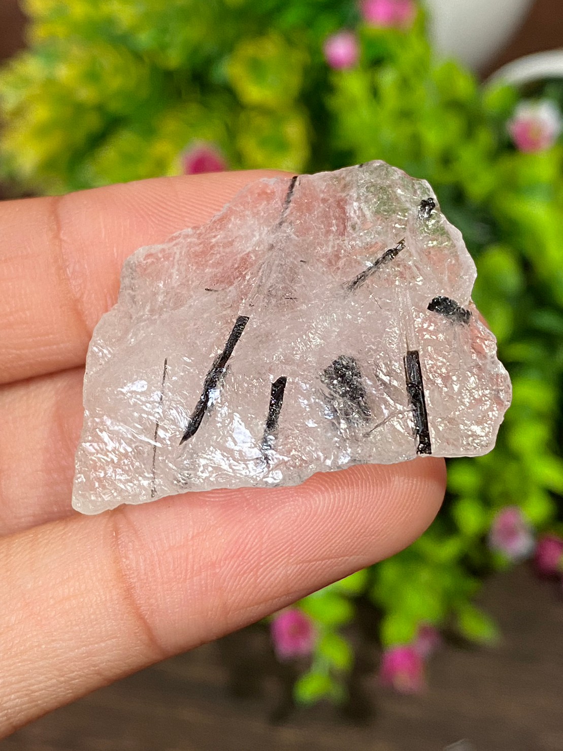 ก้อน ไหมดำ ควอตซ์ แก้วขนเหล็ก Black Rutilated Quartz Rough 54.16 กะรัต Cts. พลอยแท้ อัญมณีมงคลประจําวันเกิด เครื่องประดับพลอย