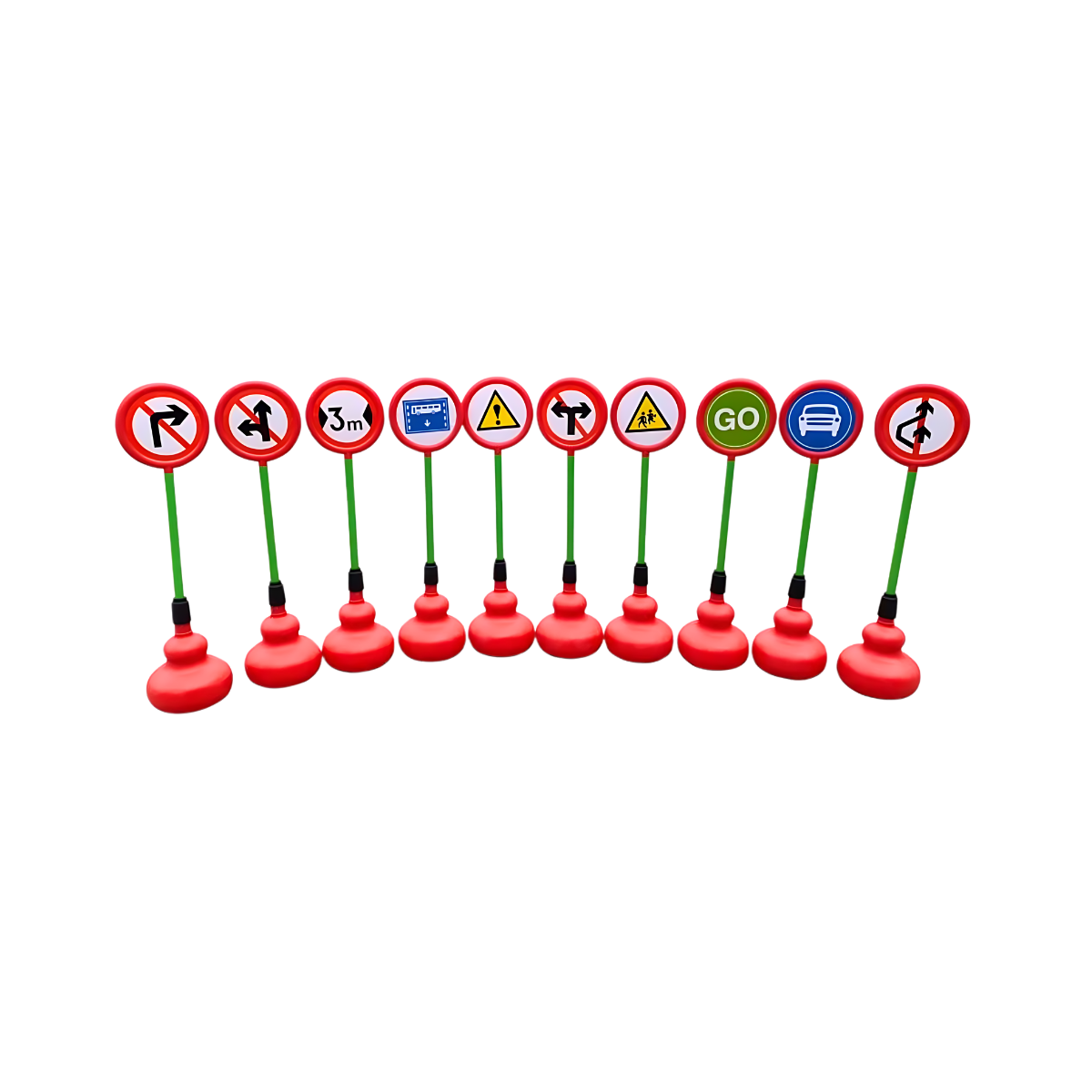 ป้ายจราจรจำลองรถยนต์ Traffic Sign